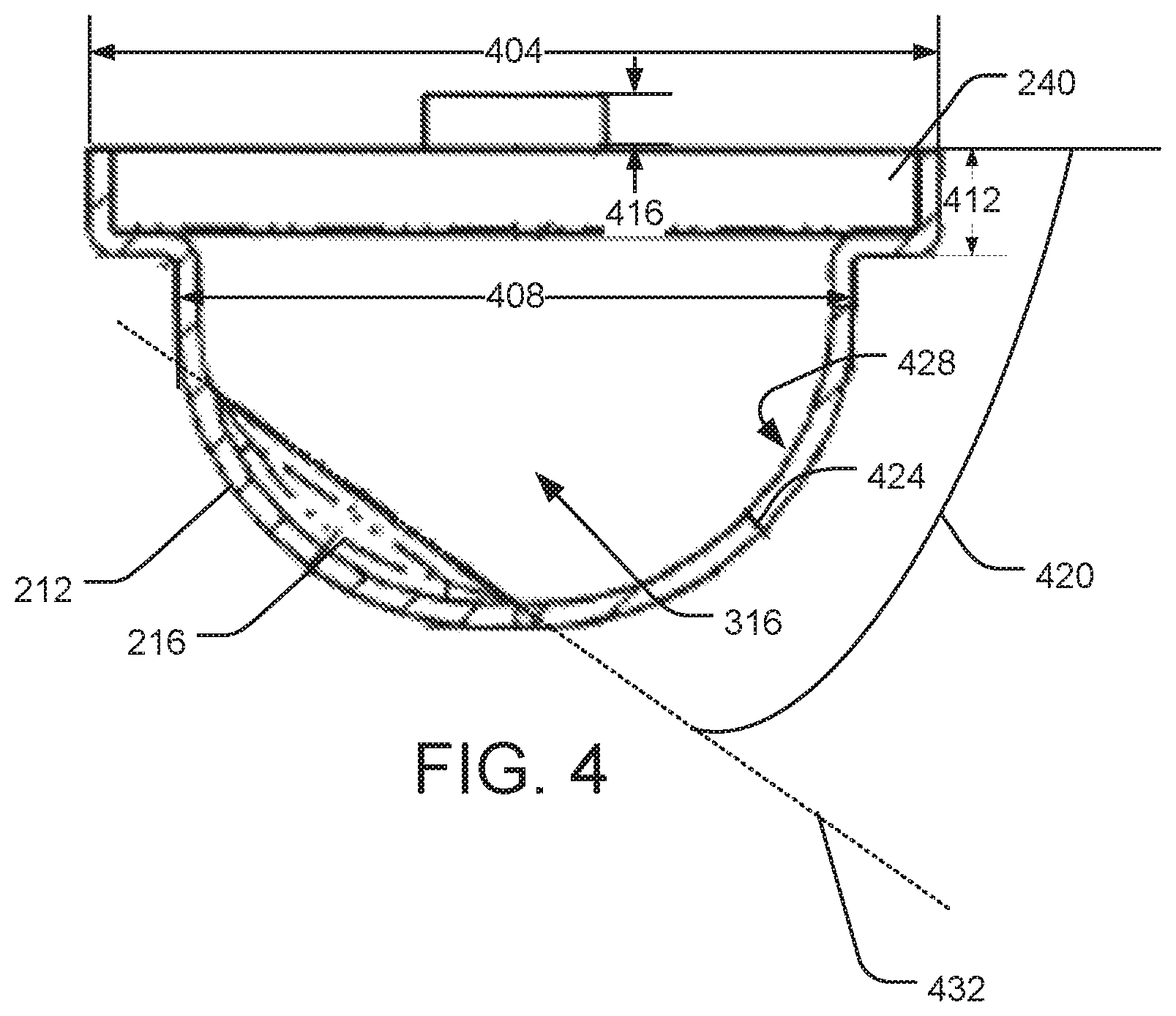Patent US12564747 Figure 3 – Systems and methods of hollow sprinkler buttons with ridges