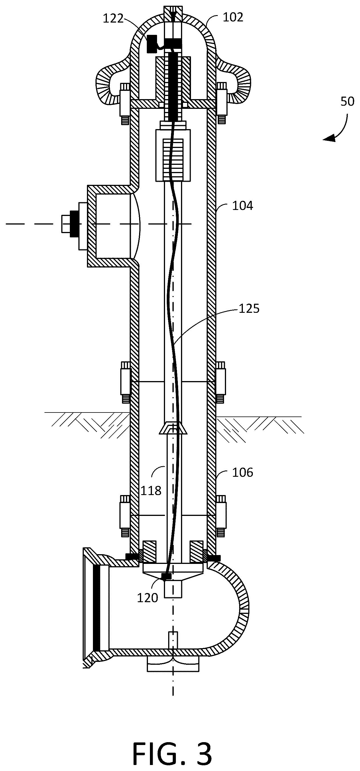 Patent US12564748 Figure 3 – Remote monitoring of water distribution system