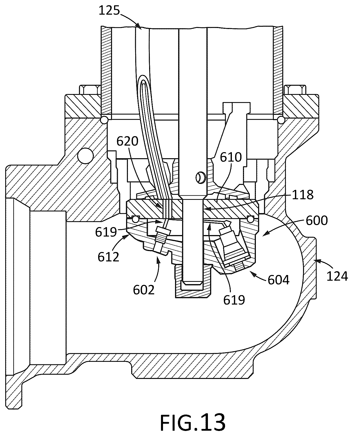 Patent US12564748 Figure 13 – Remote monitoring of water distribution system