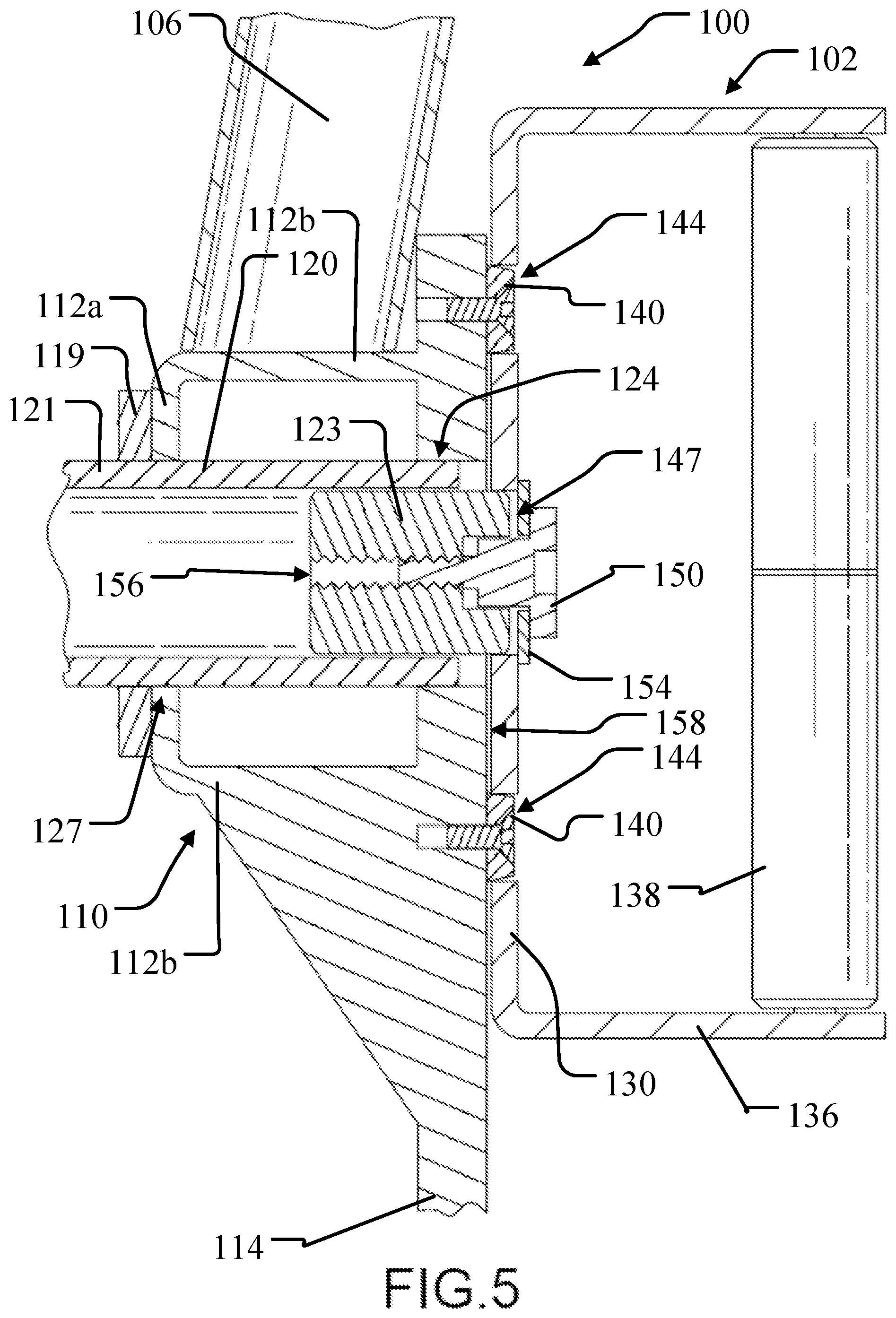 Patent US12564753 Figure 5 – Open trap-camber bar with self-bracing removable handles