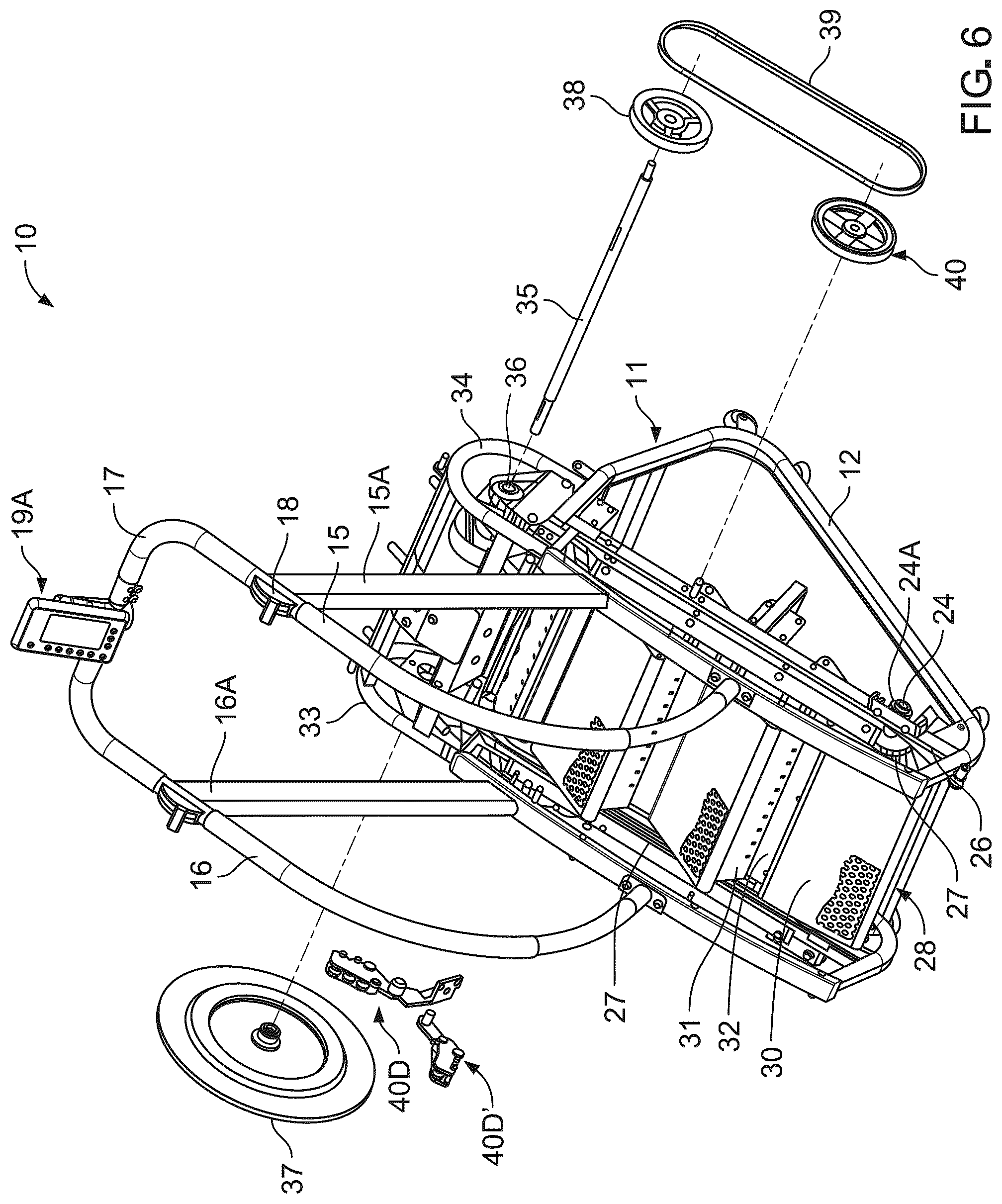 Patent US12564760 Figure 5 – Stair step exercise machine