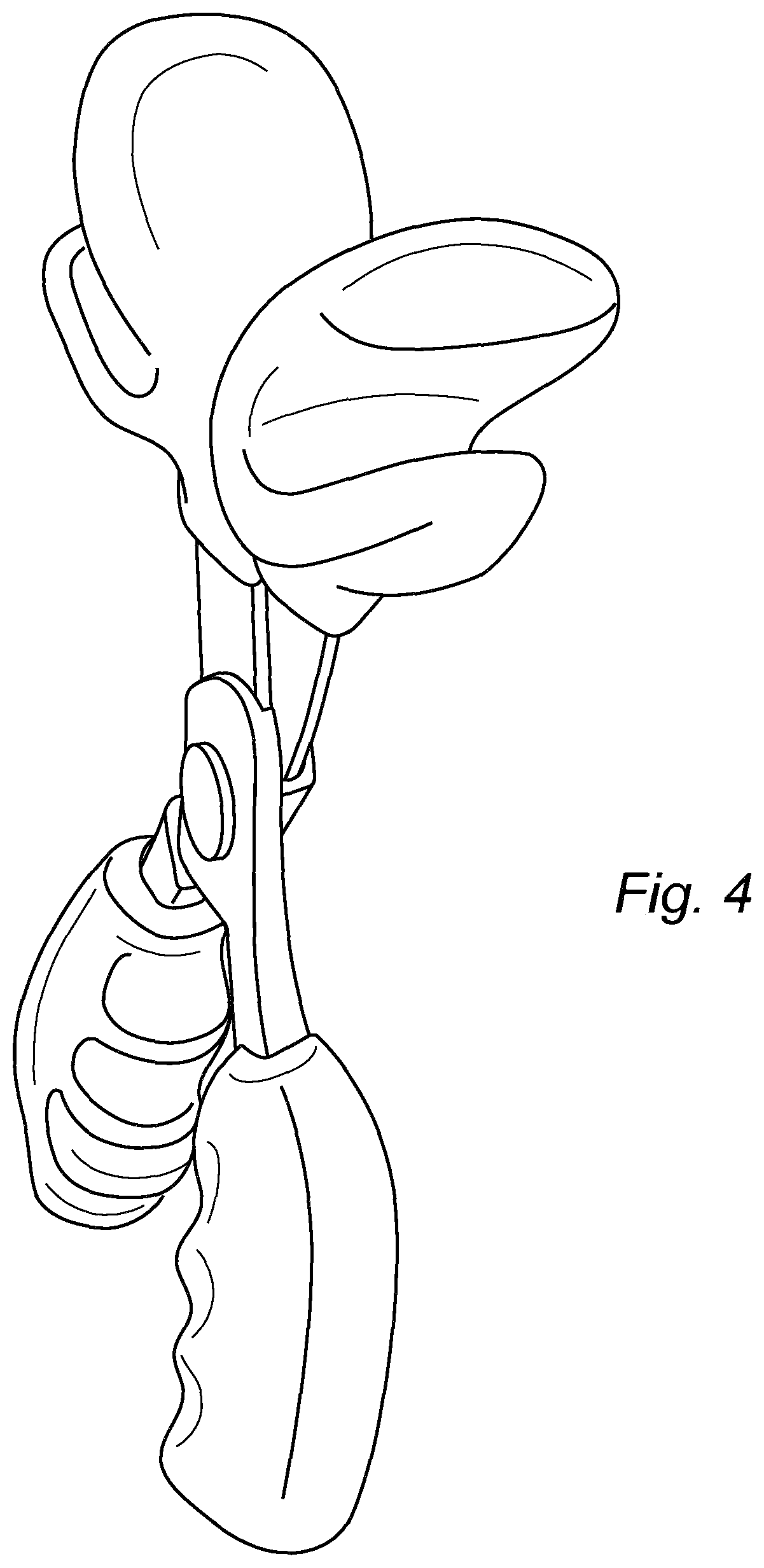 Patent US12564761 Figure 4 – Device for facial and neck muscles stimulation