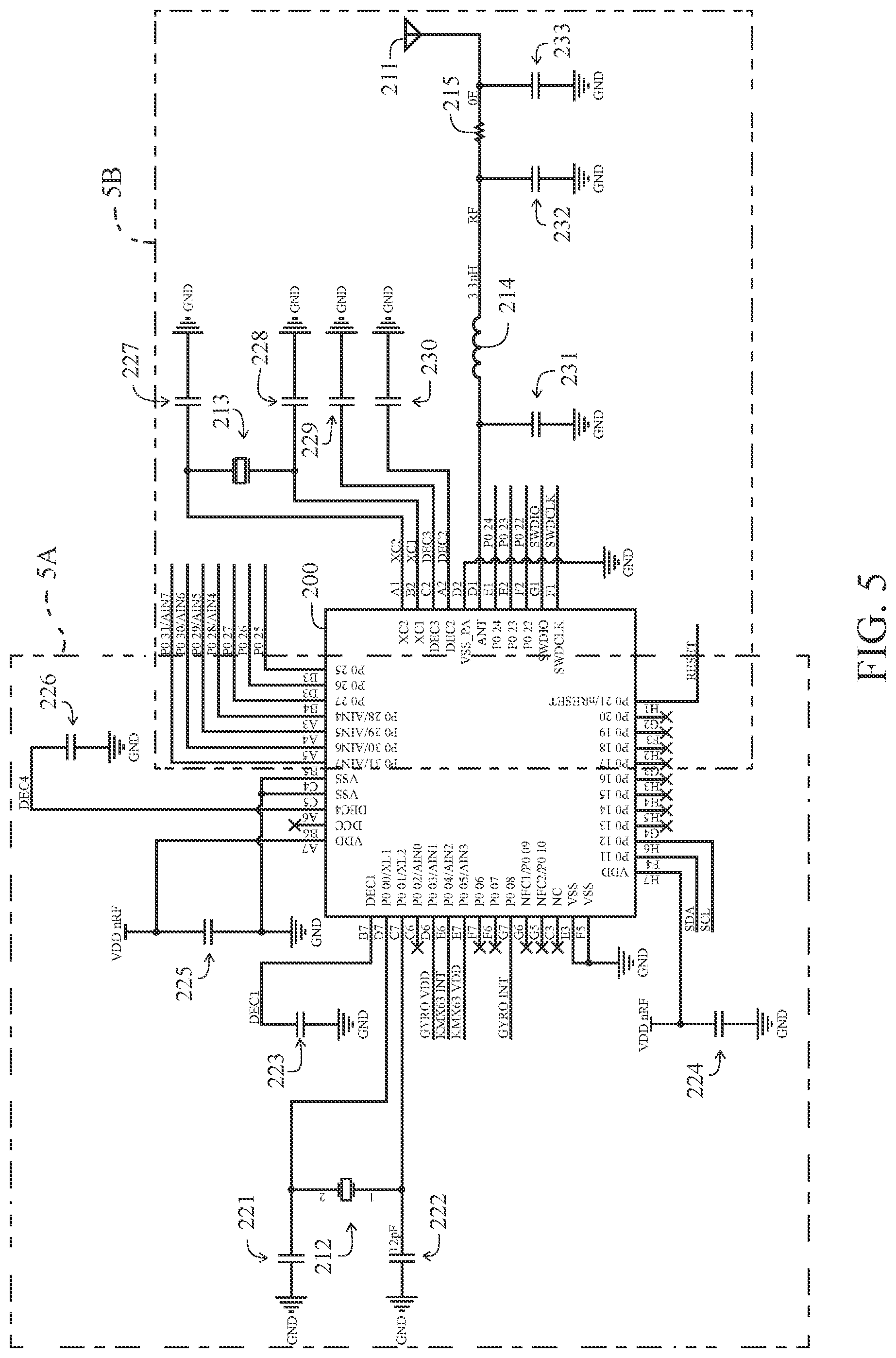Patent US12564768 Figure 4 – Golf ball with electrical components