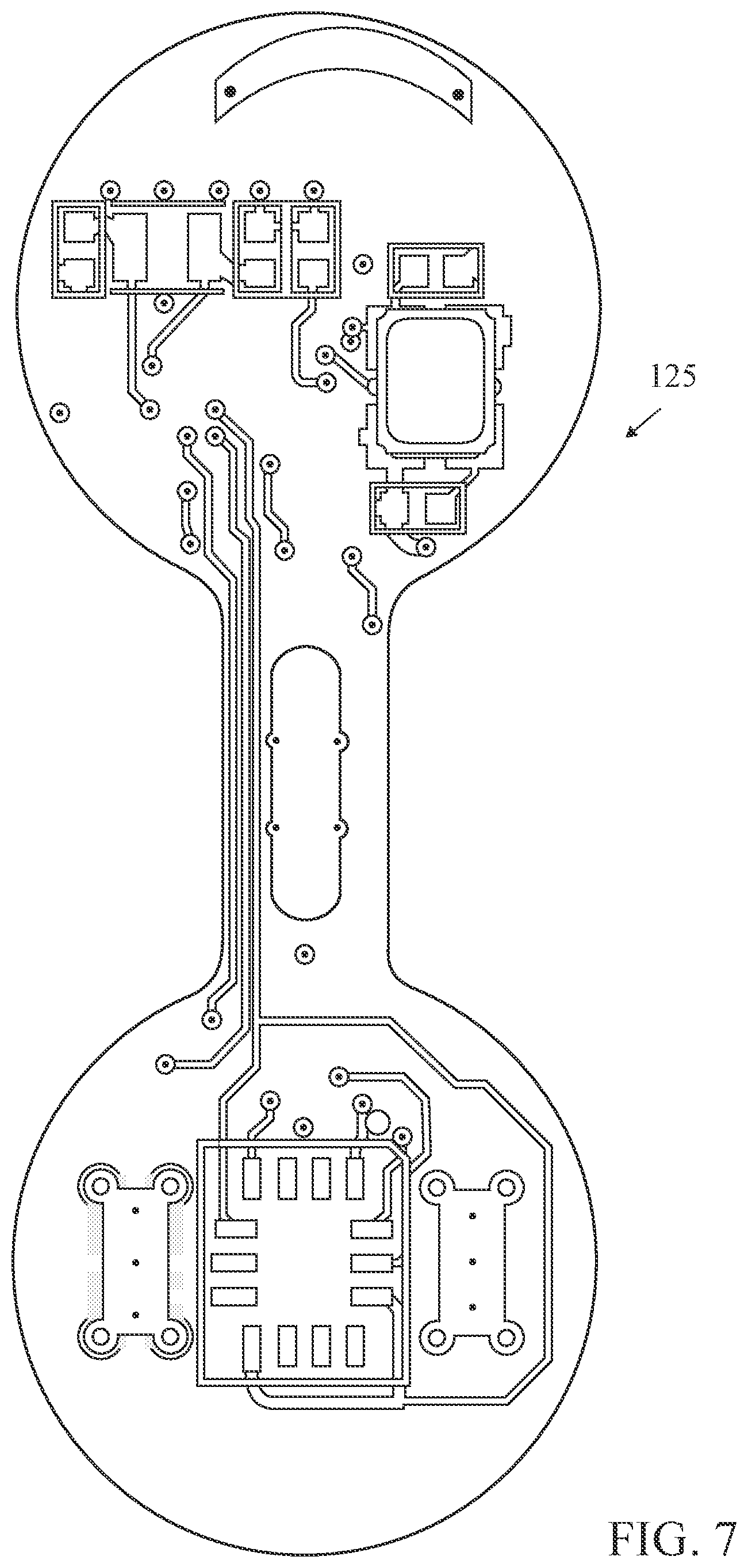 Patent US12564768 Figure 10 – Golf ball with electrical components
