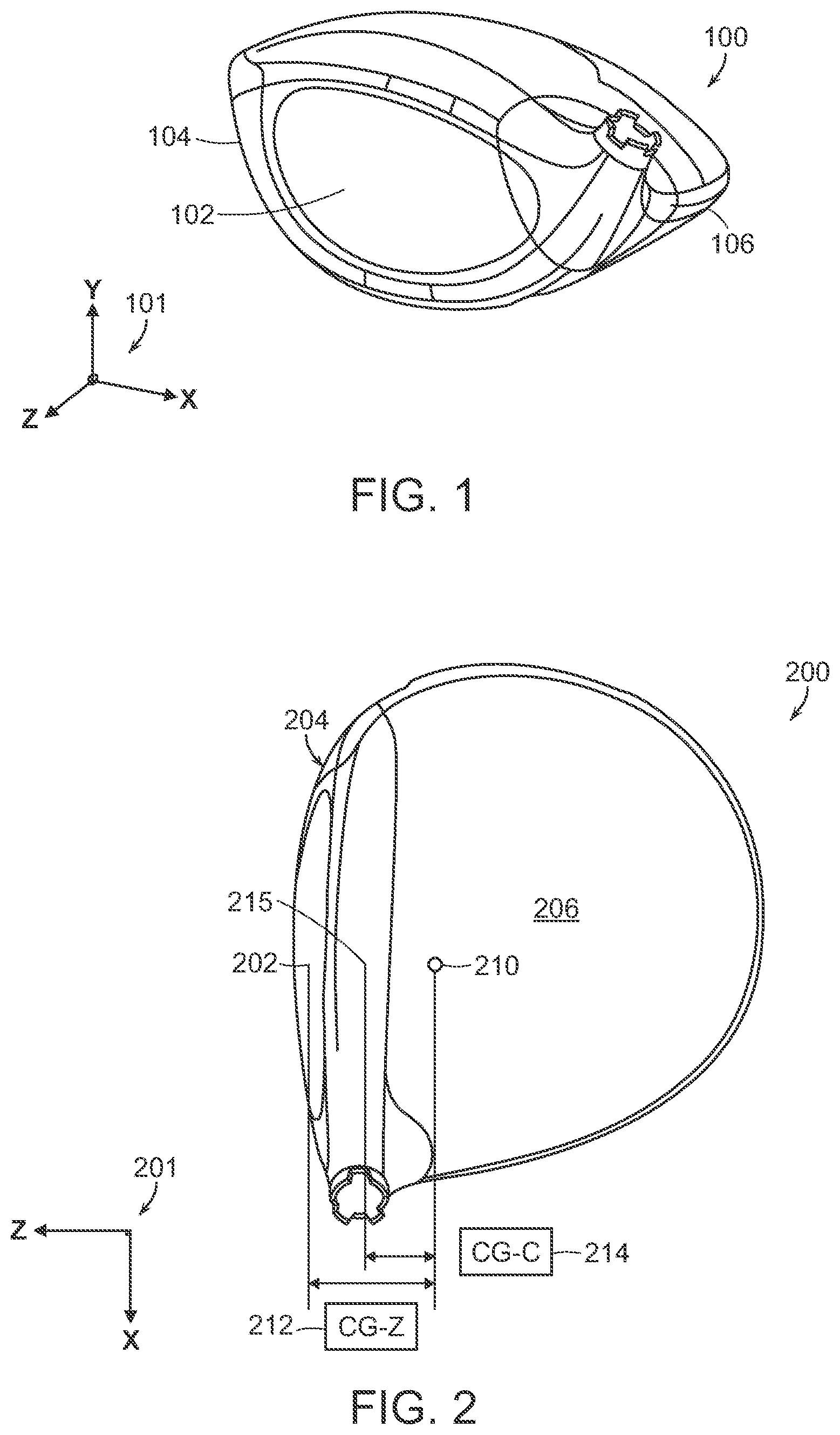 Patent US12564769 Figure 1 – Golf club head with separable aft body