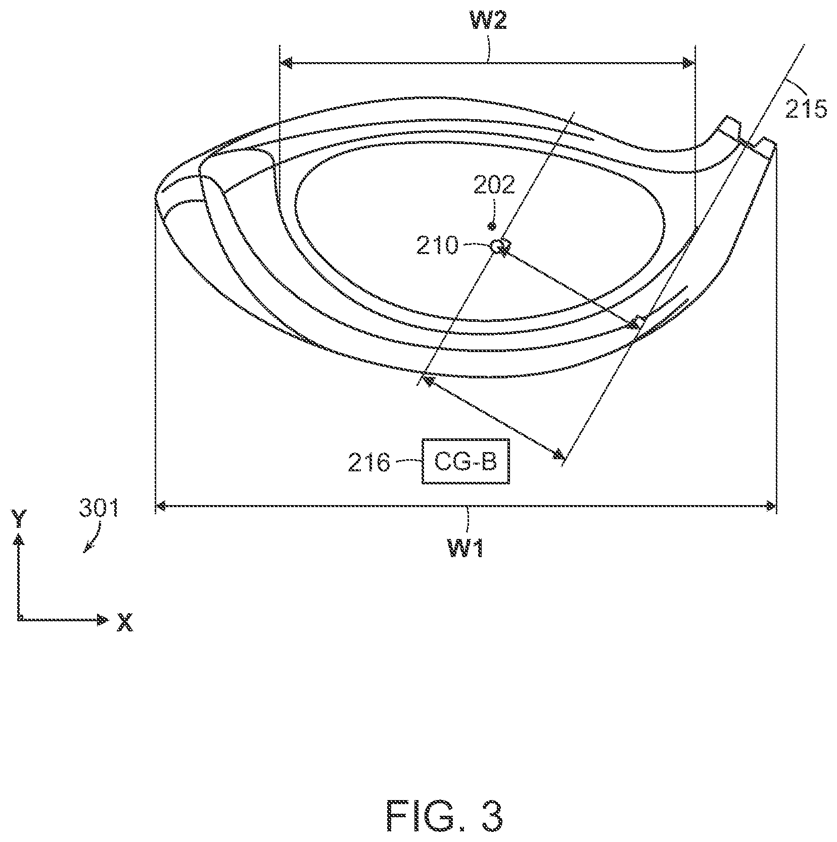 Patent US12564769 Figure 2 – Golf club head with separable aft body