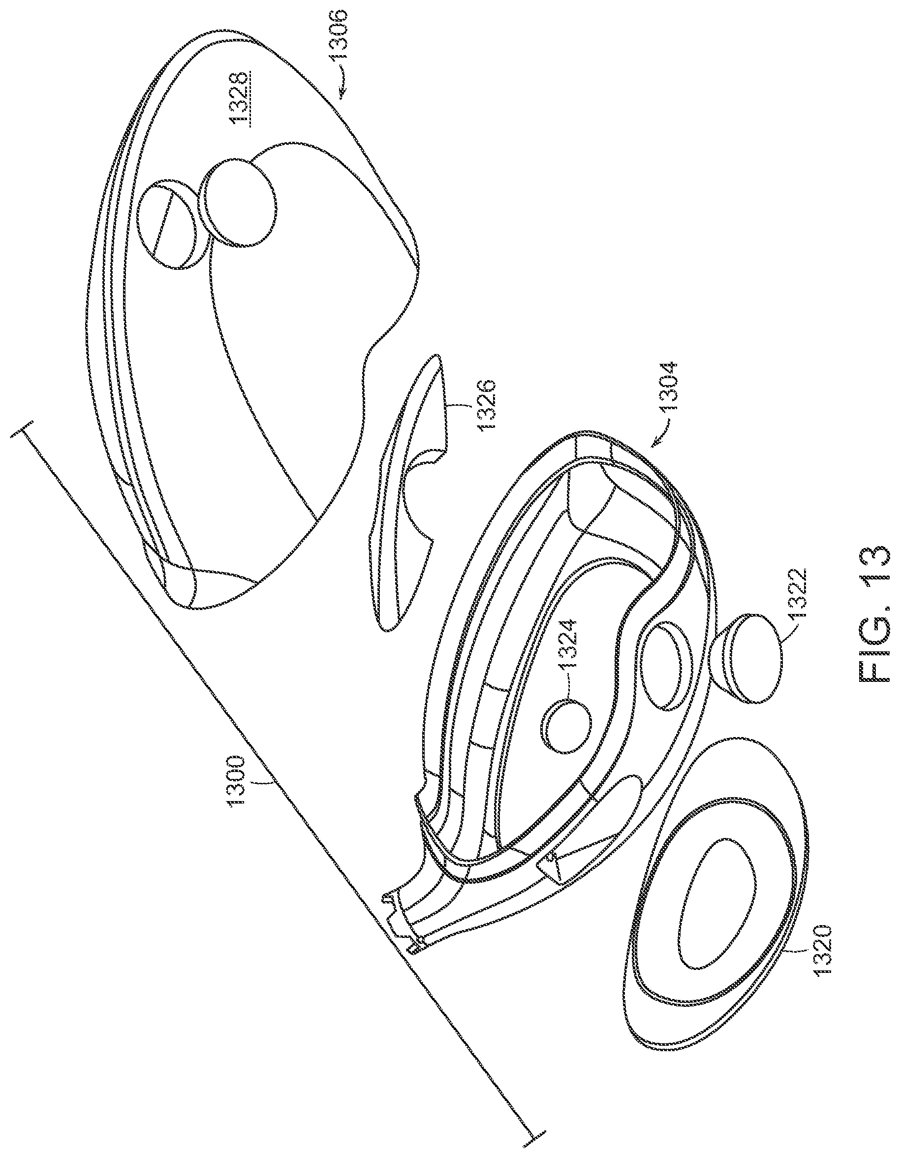 Patent US12564769 Figure 8 – Golf club head with separable aft body