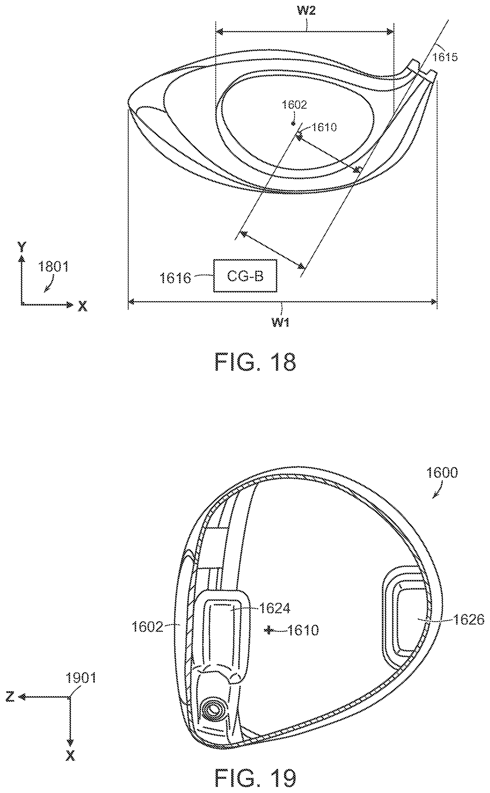 Patent US12564769 Figure 11 – Golf club head with separable aft body