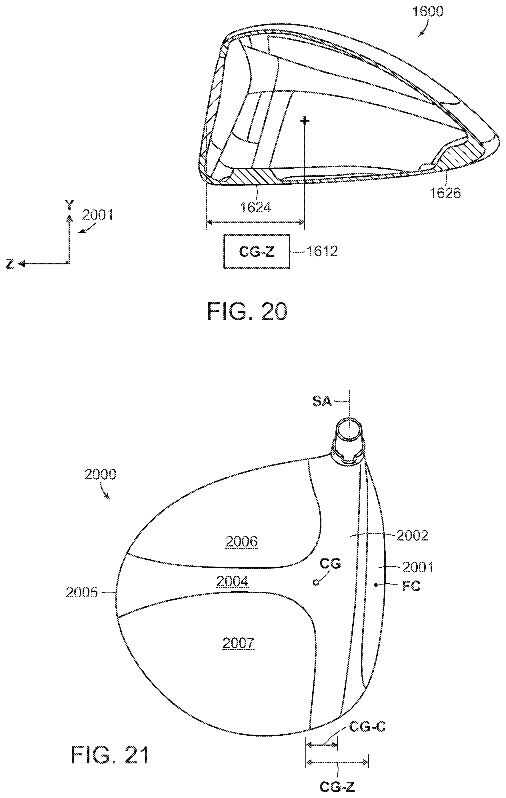 Patent US12564769 Figure 12 – Golf club head with separable aft body