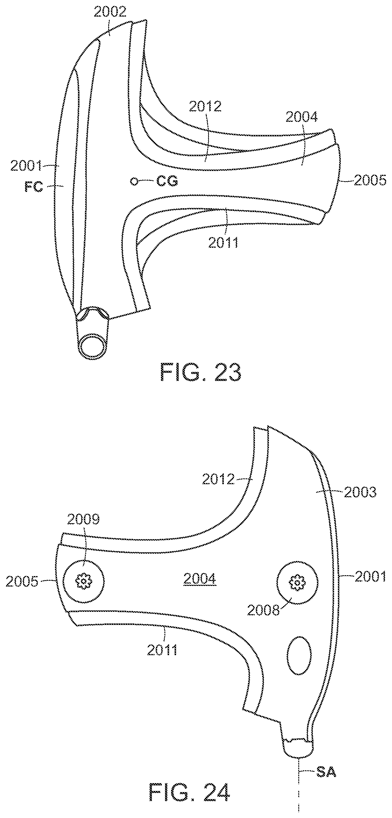 Patent US12564769 Figure 14 – Golf club head with separable aft body