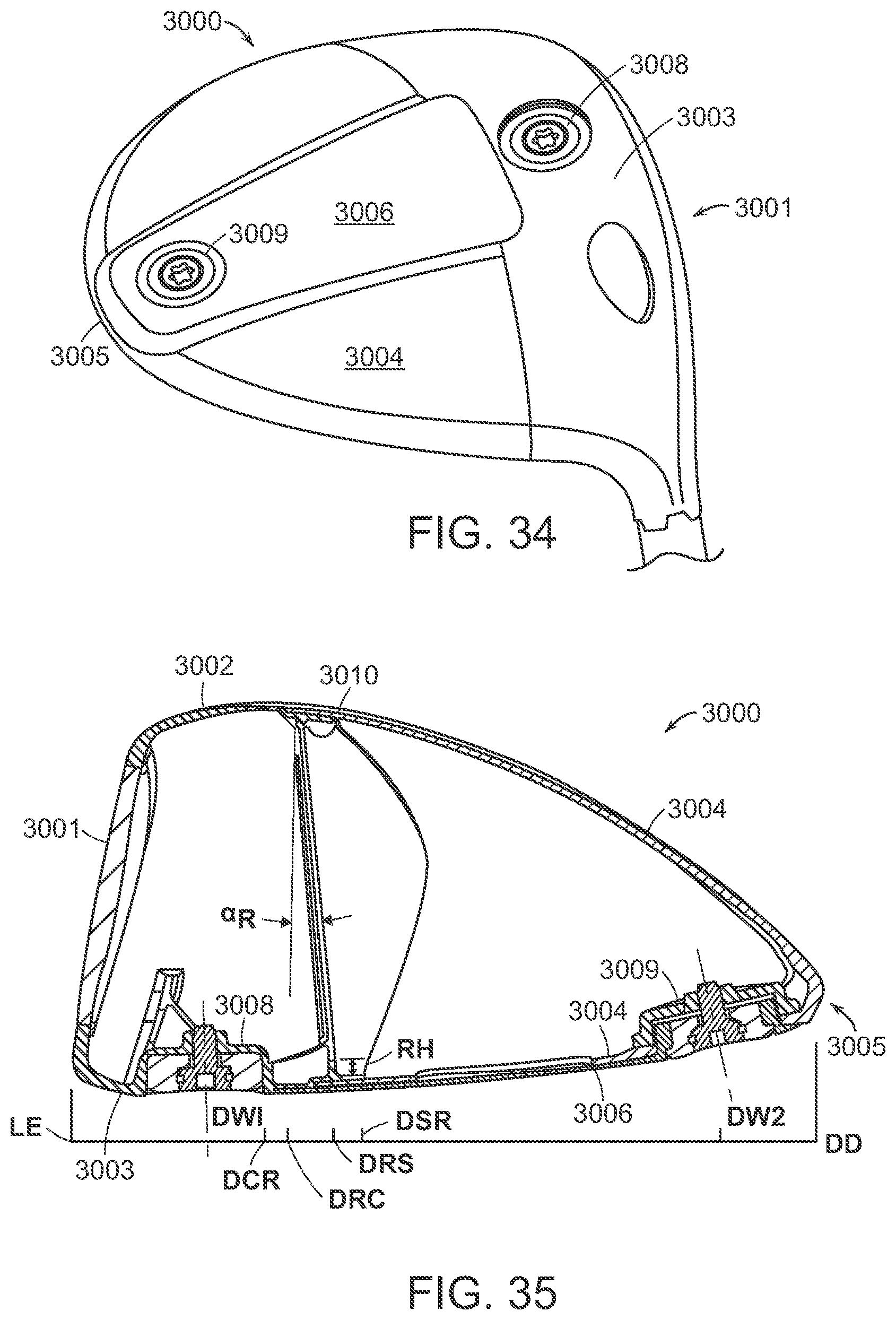 Patent US12564769 Figure 20 – Golf club head with separable aft body