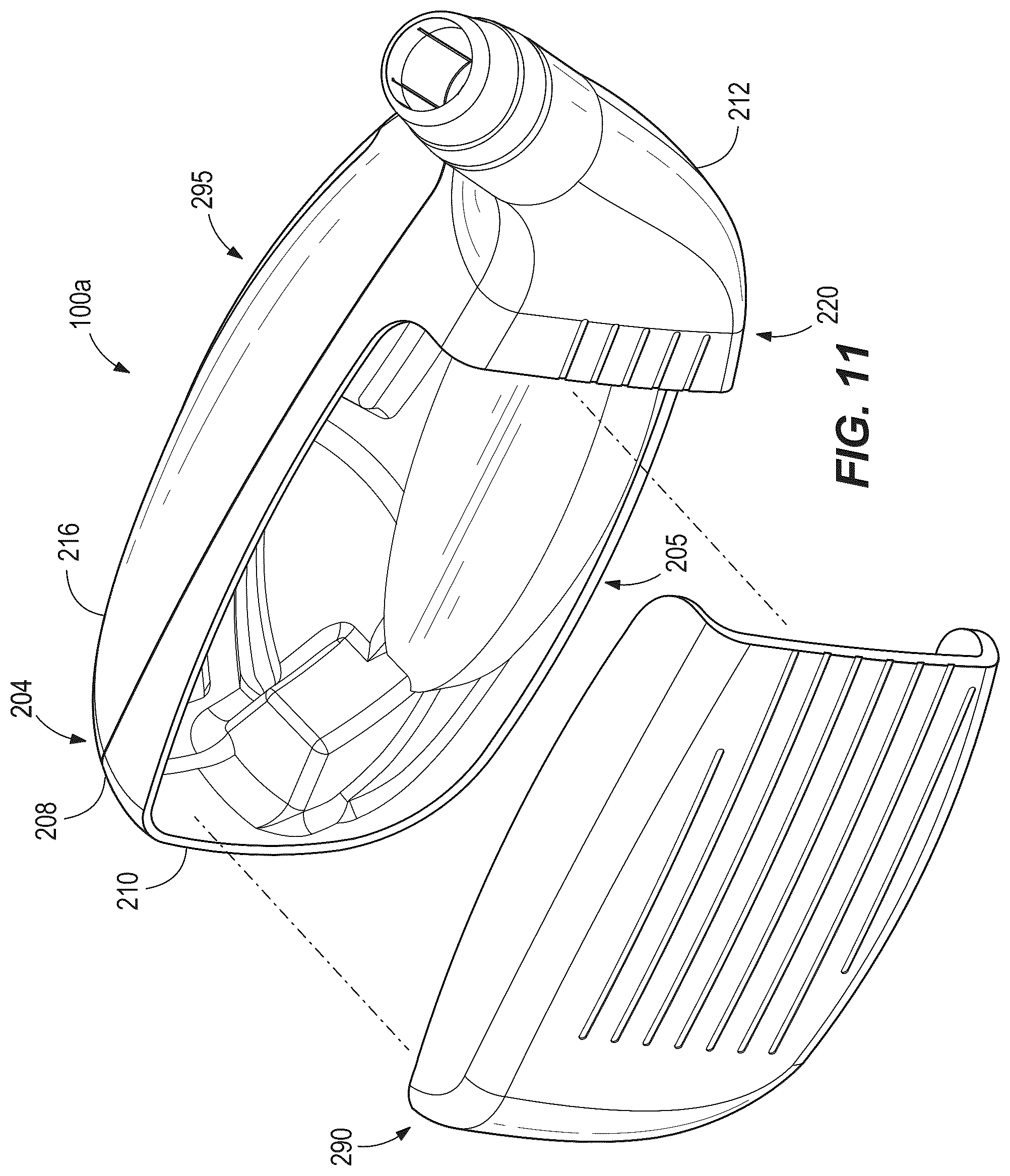 Patent US12564770 Figure 10 – Golf club head with hosel tilt