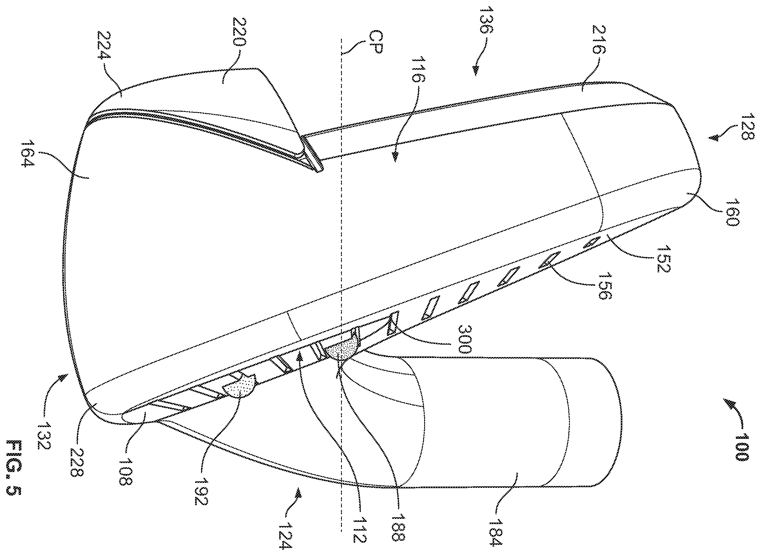 Patent US12564771 Figure 5 – Golf club head