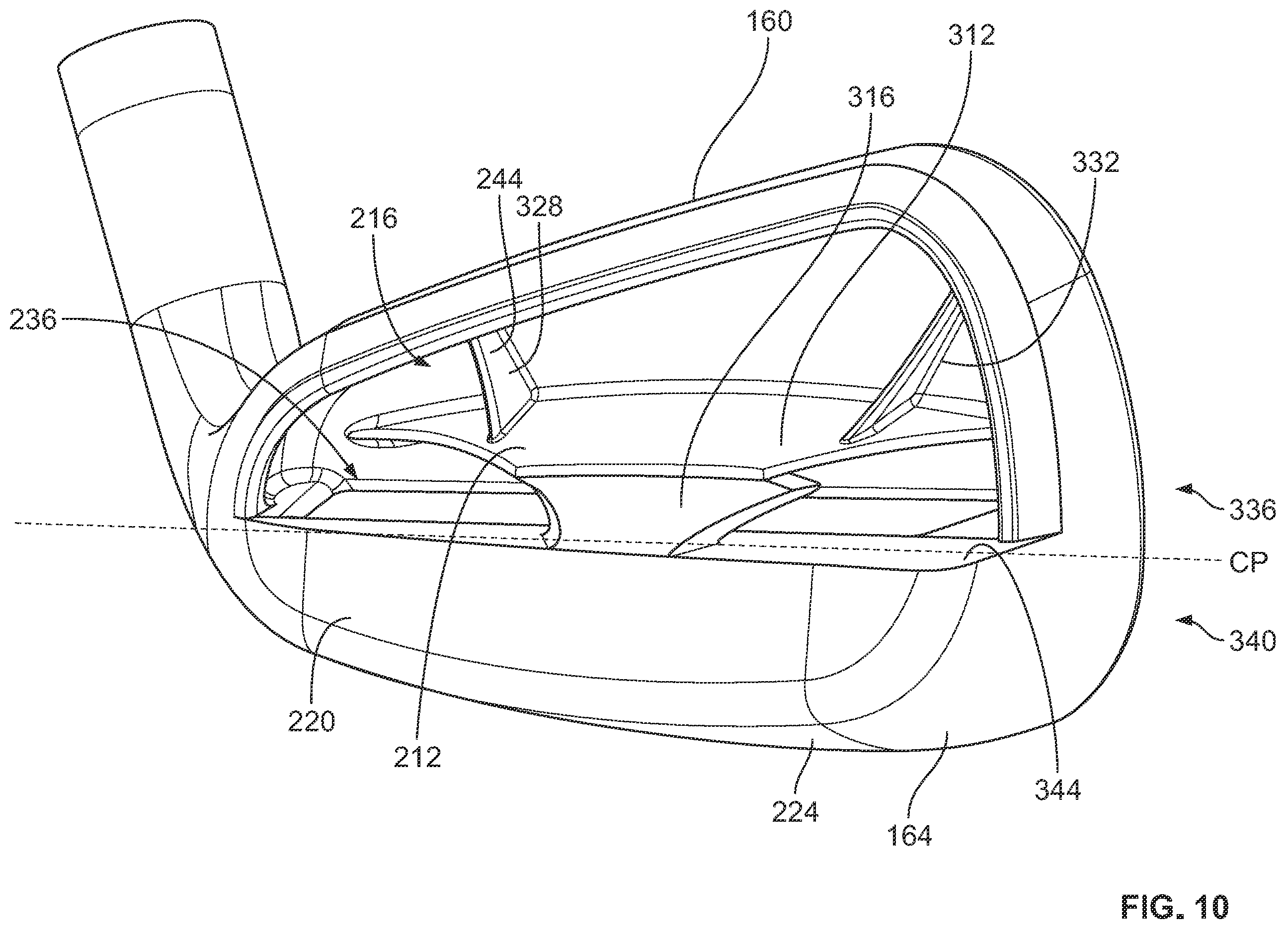 Patent US12564771 Figure 9 – Golf club head