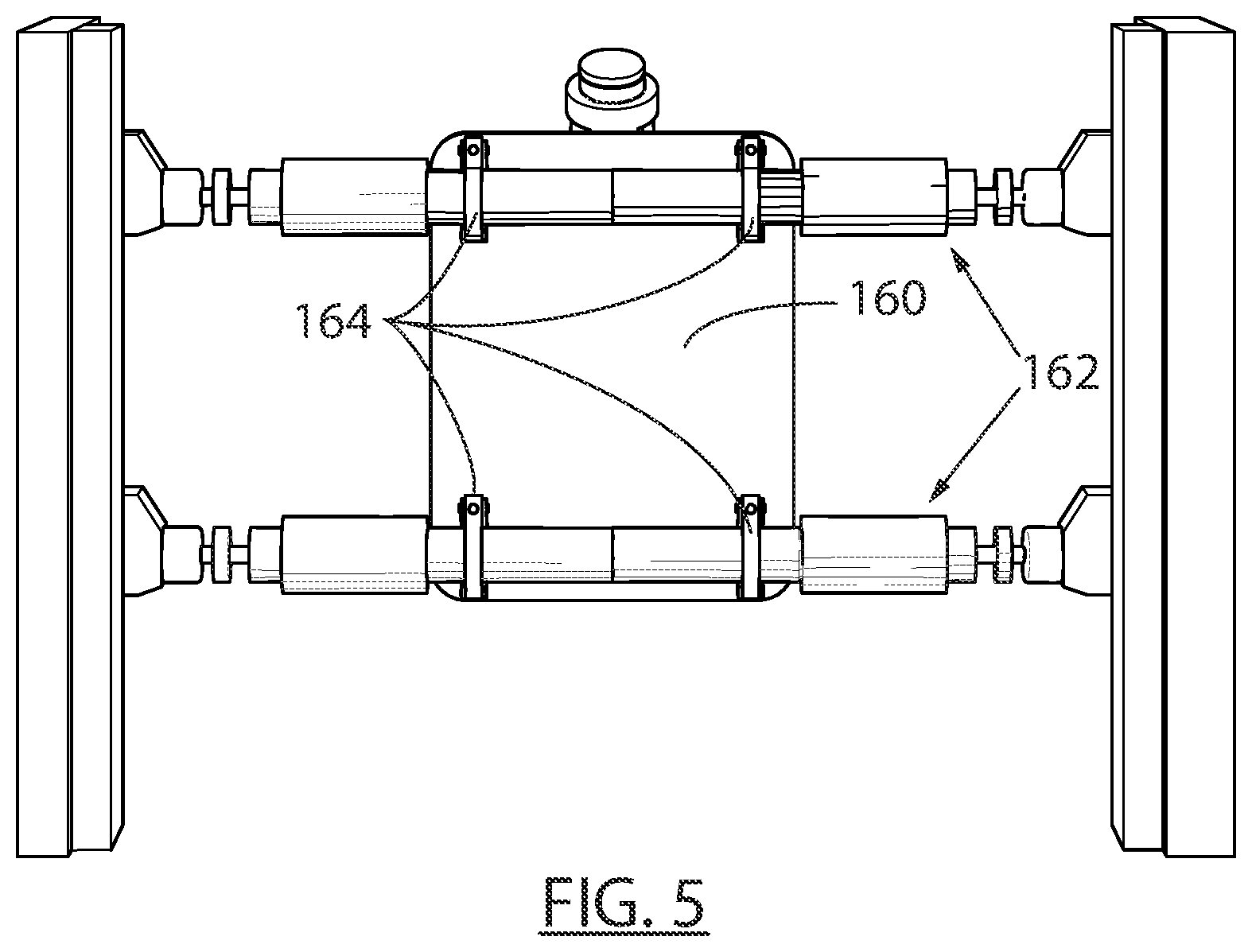 Patent US12564773 Figure 5 – Door or wall mount pro training boxing device