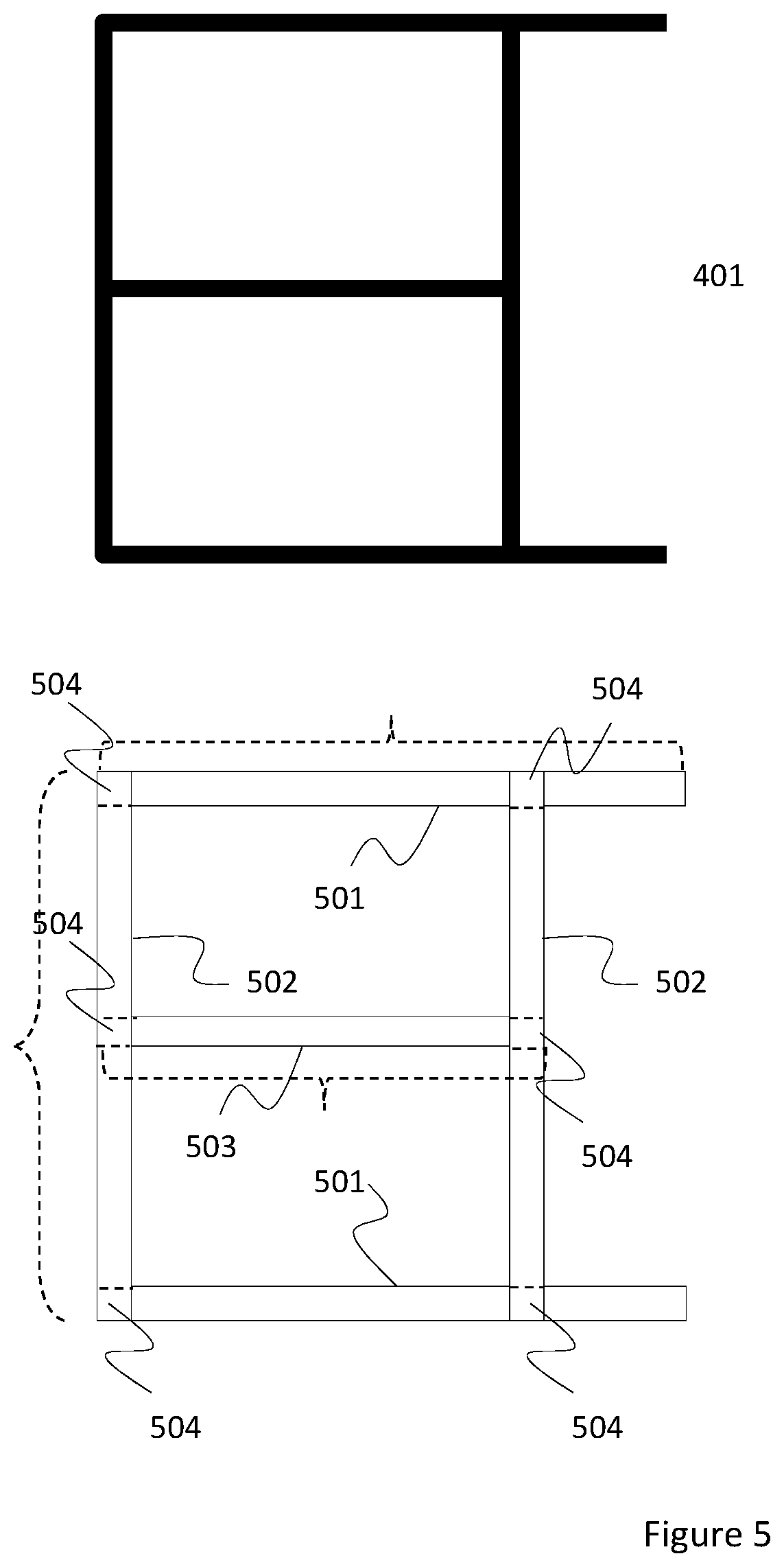Patent US12564778 Figure 5 – Portable, foldable line demarcation system