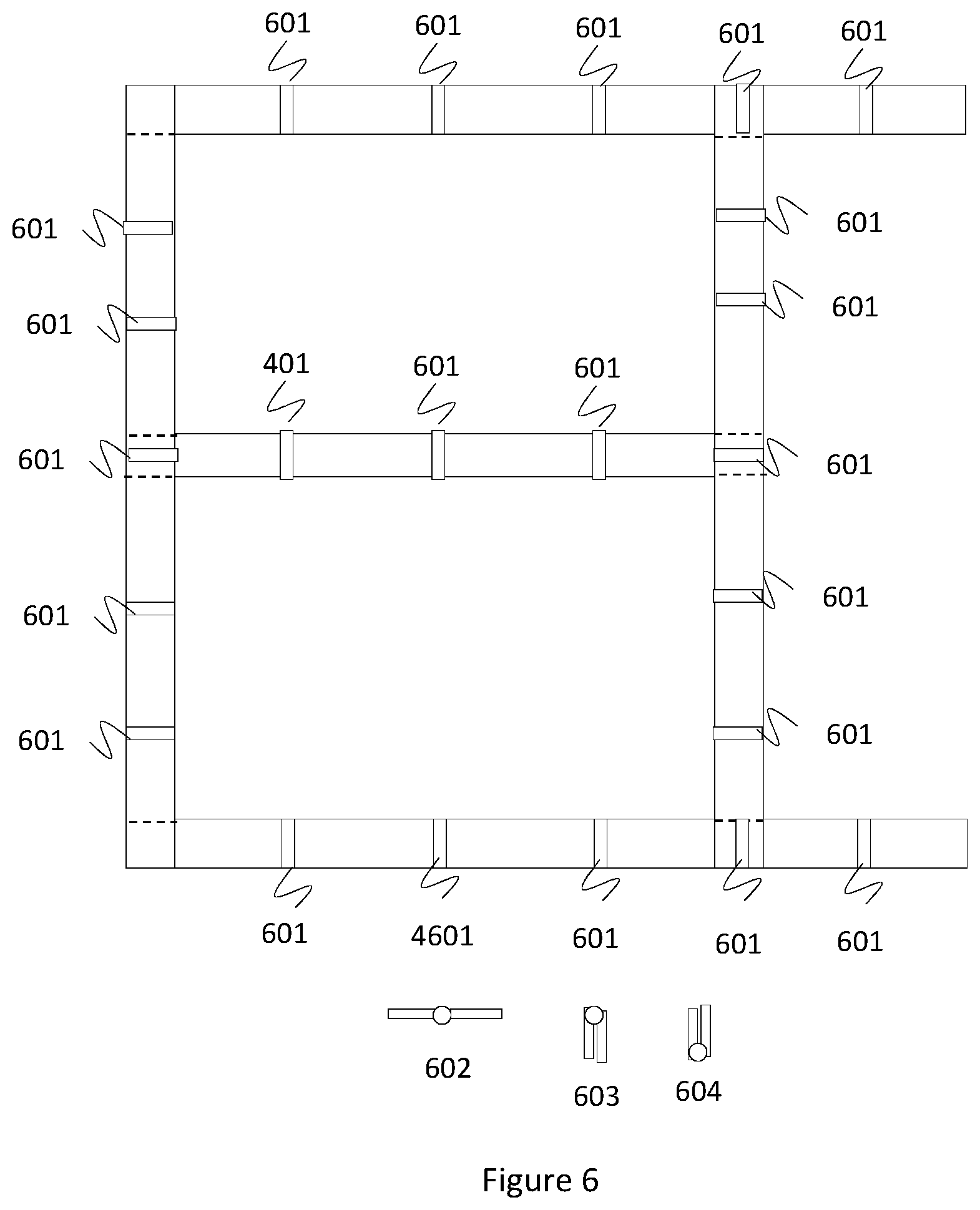 Patent US12564778 Figure 6 – Portable, foldable line demarcation system