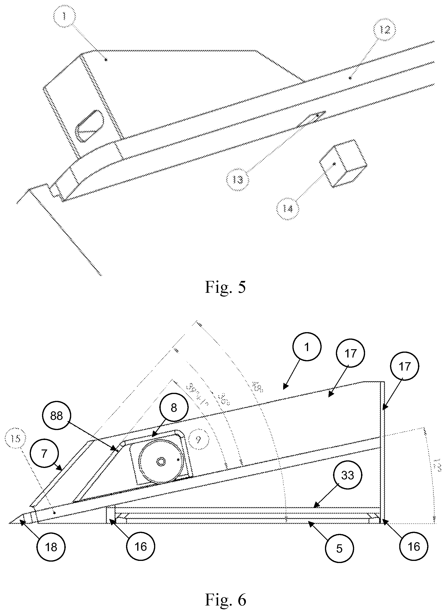 Patent US12564779 Figure 4 – Card dealing shoe with a pusher