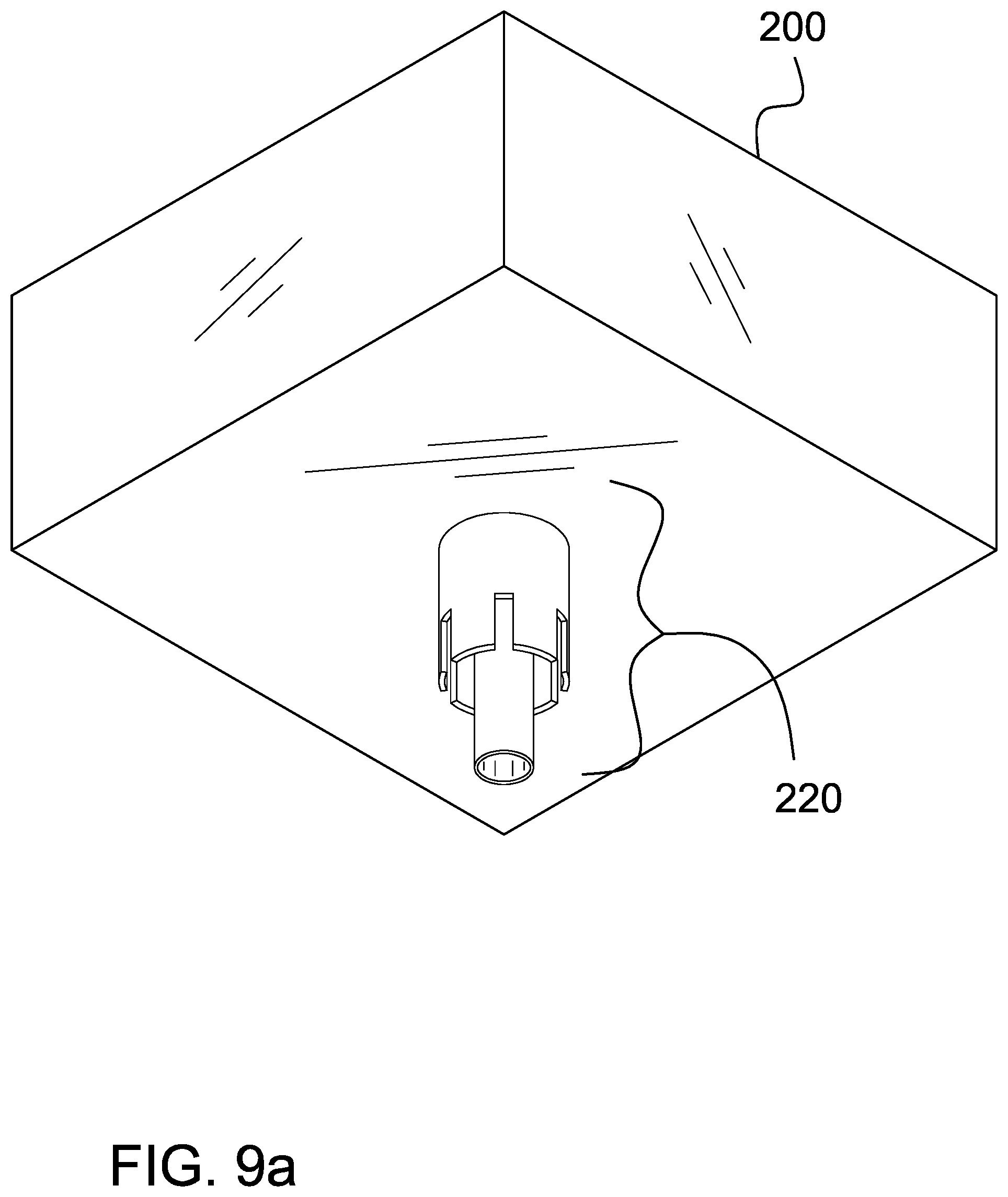 Patent US12564780 Figure 8 – Illuminated game board with stackable play pieces