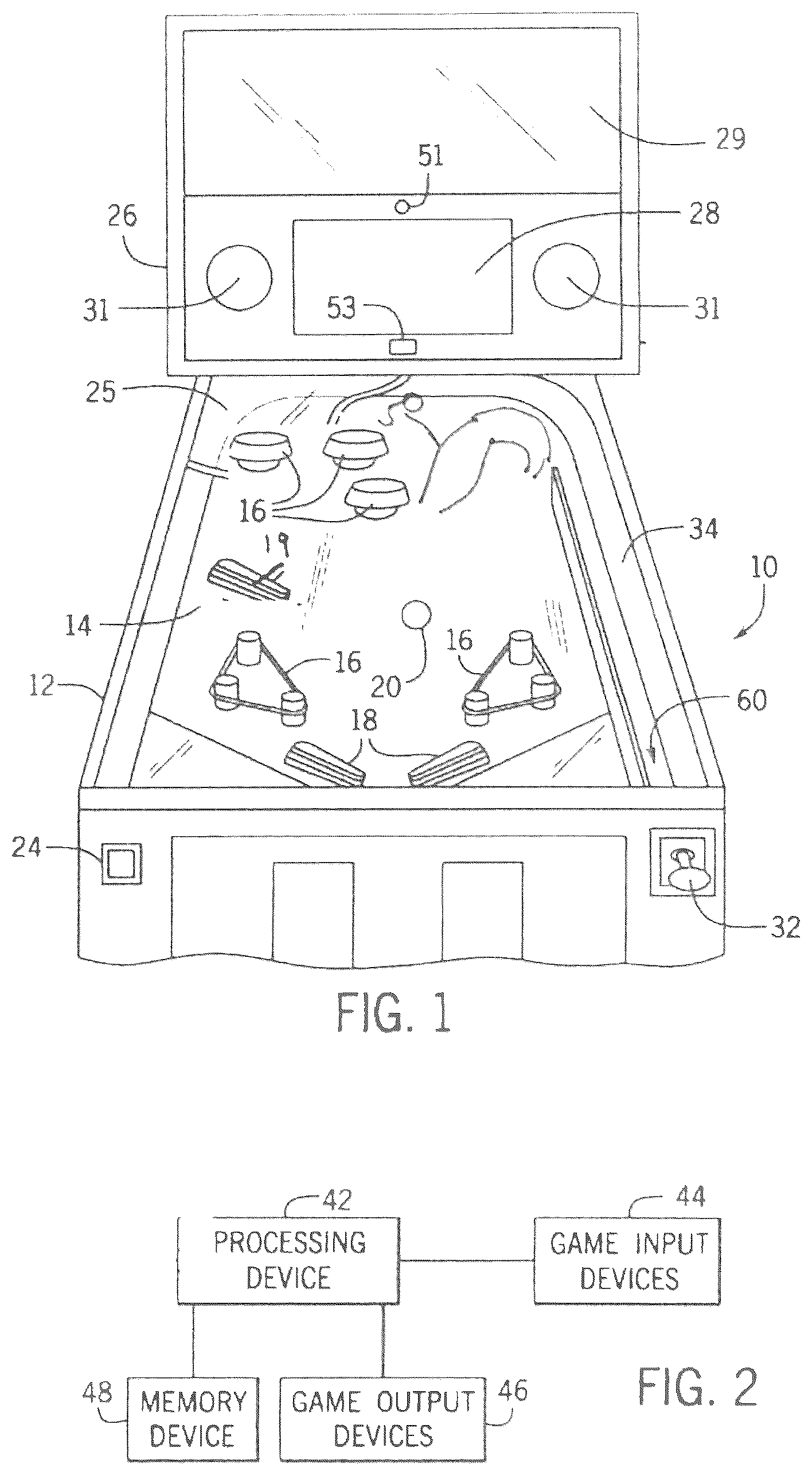 Patent US12564782 Figure 1 – Pinball machine ramp