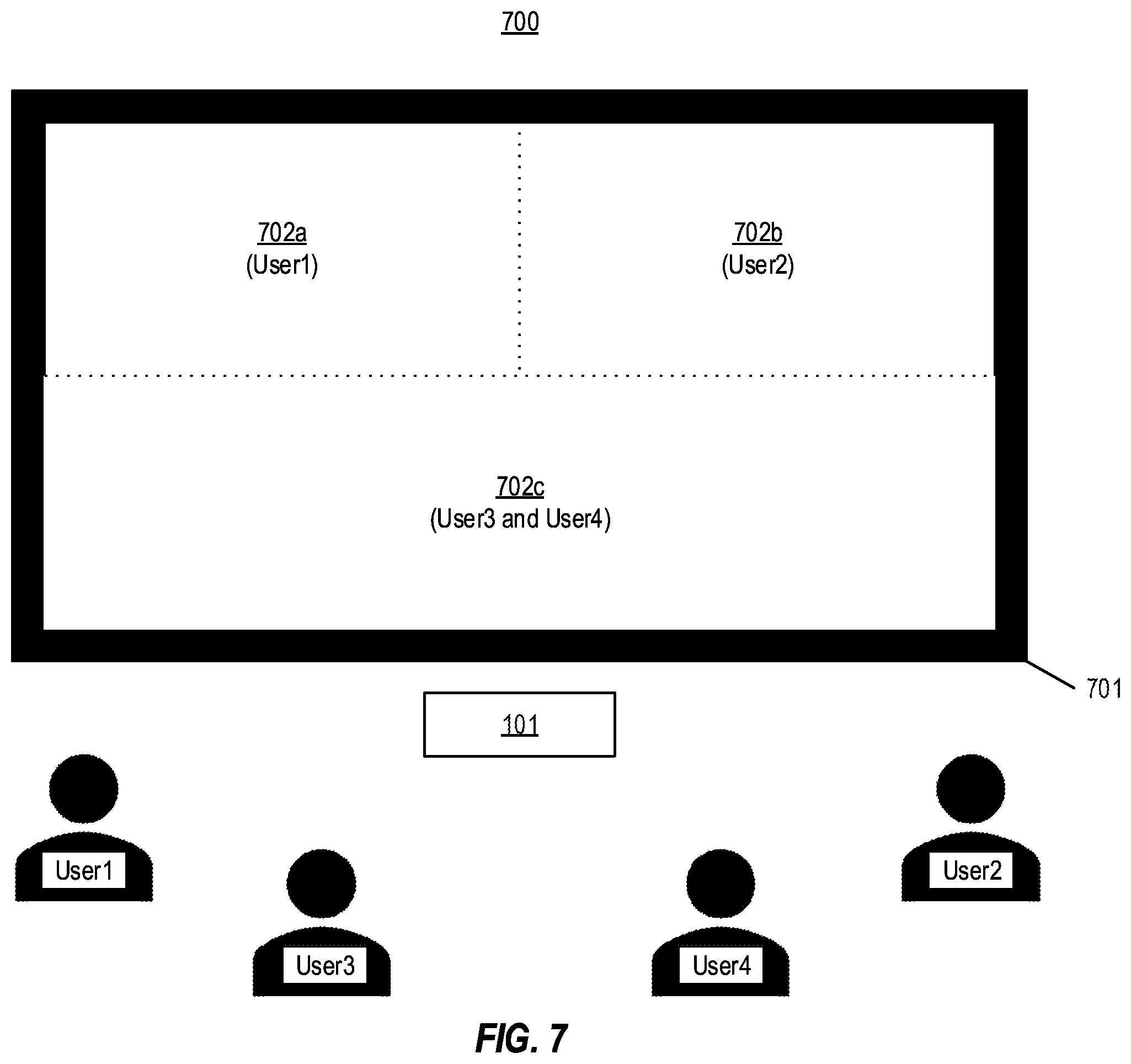 Patent US12564785 Figure 6 – Enabling local split-screen multiplayer experiences using remote multiplayer game support