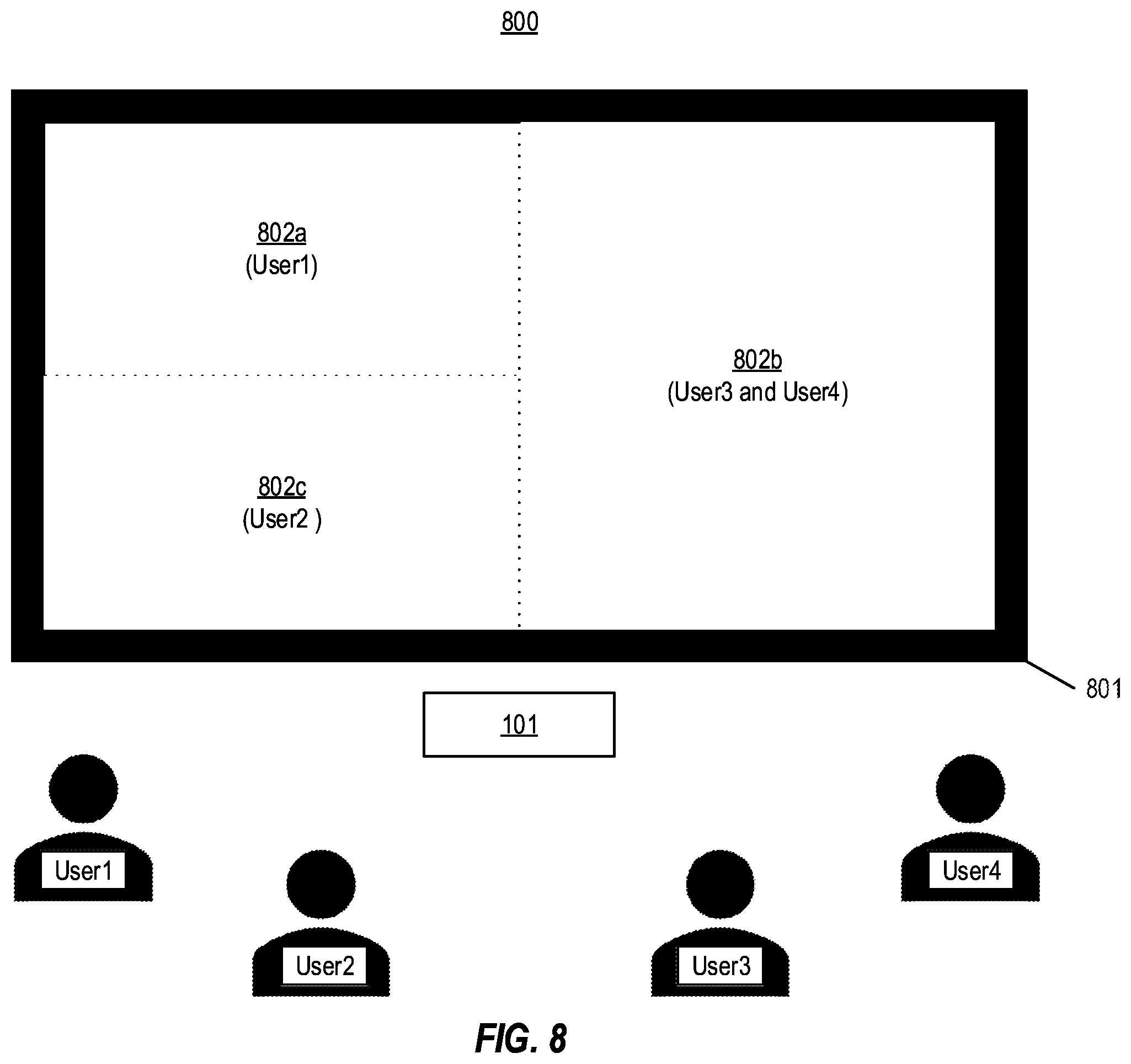 Patent US12564785 Figure 7 – Enabling local split-screen multiplayer experiences using remote multiplayer game support