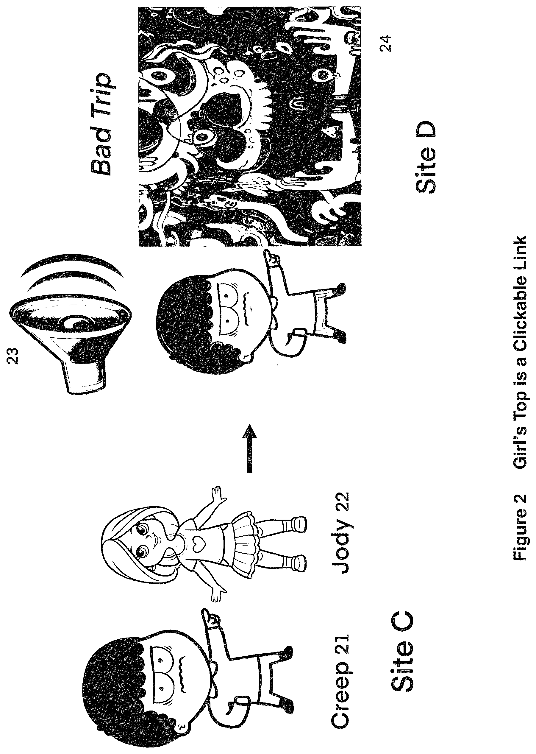 Patent US12564791 Figure 2 – GPT and hyperlinks to protect women from online predators