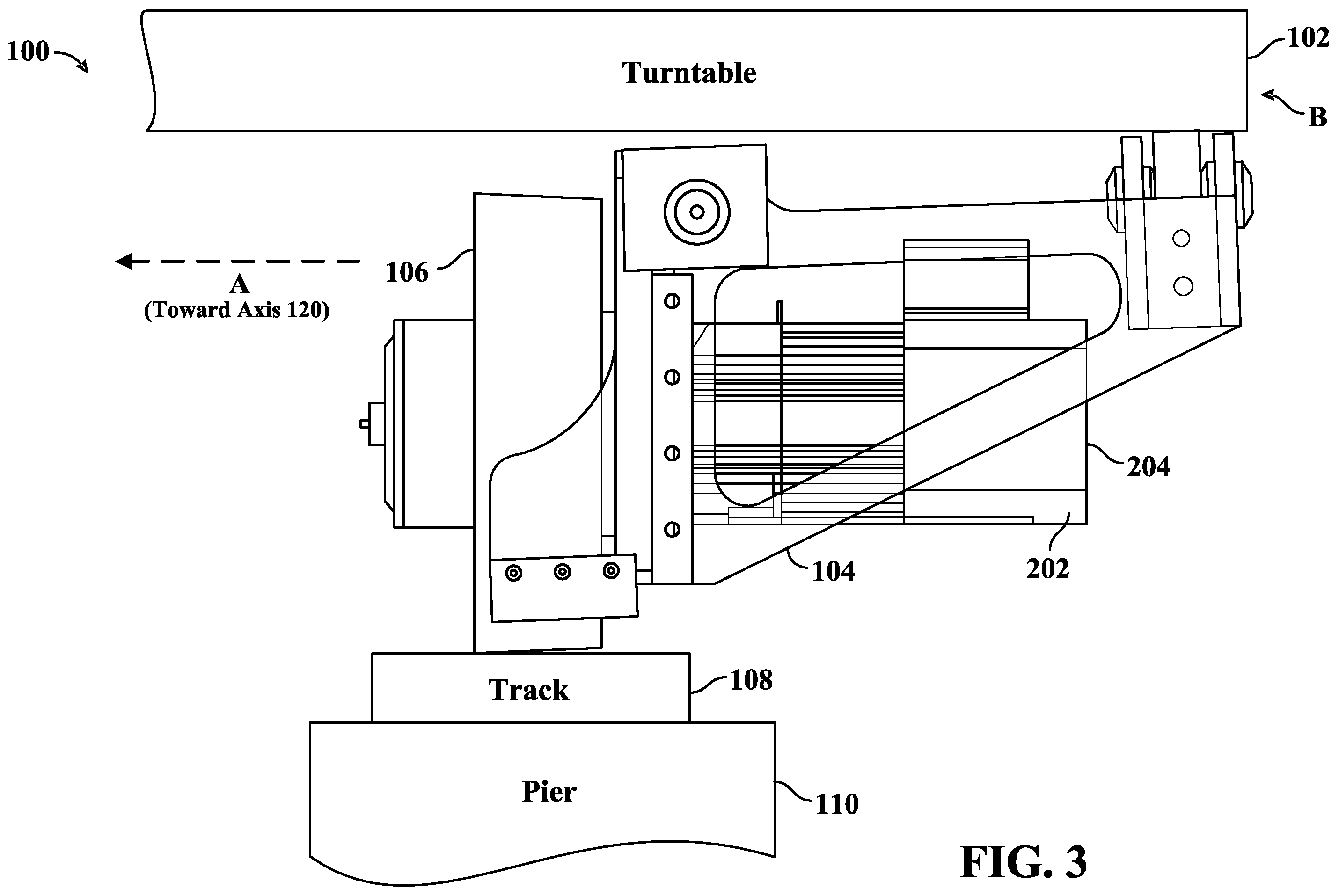Patent US12564792 Figure 3 – Method of bogie replacement for turntable station
