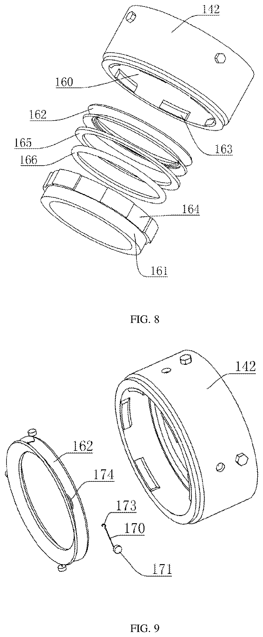 Patent US12564797 Figure 6 – Countercurrent extraction device for spinning