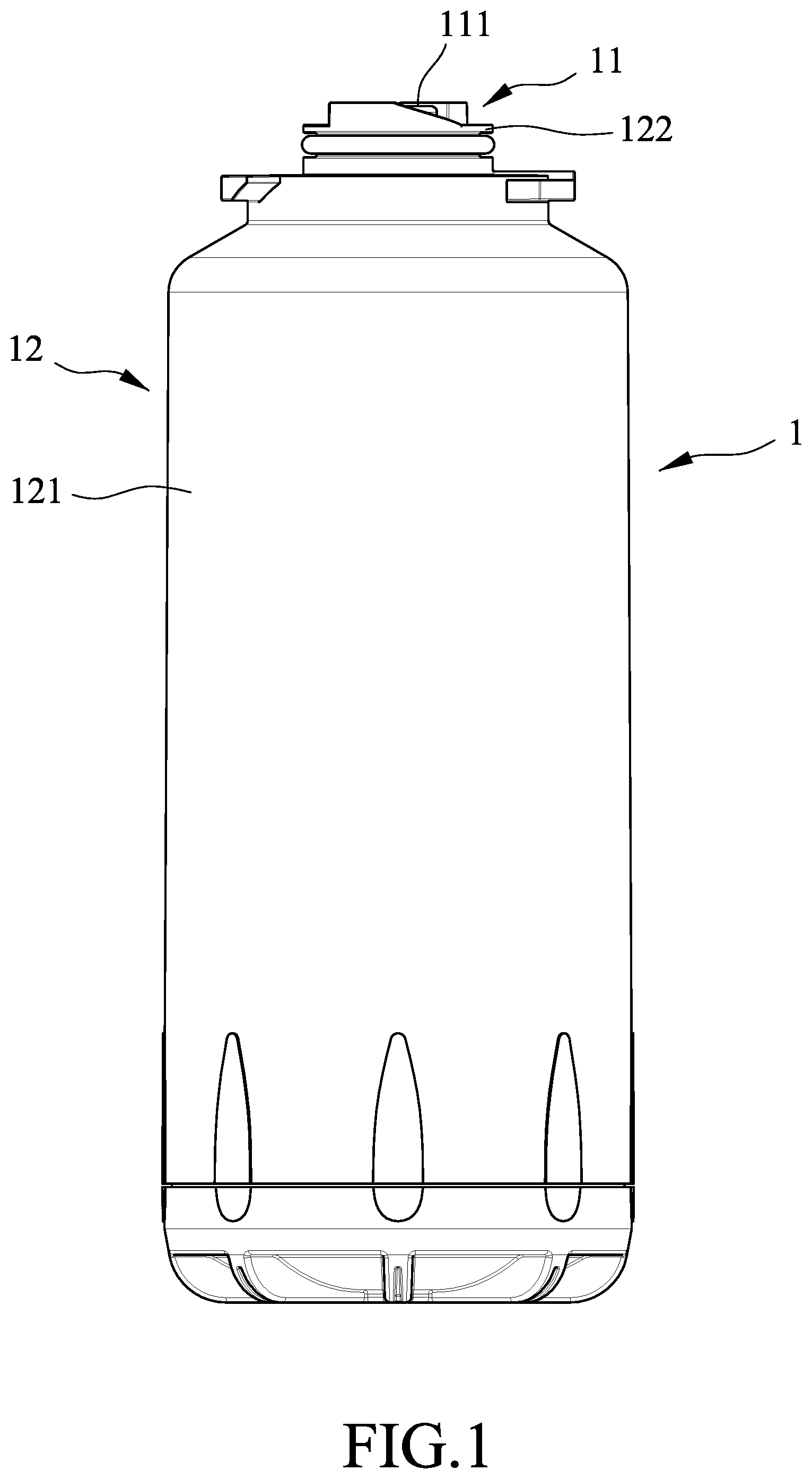 Patent US12564800 Figure 1 – Backflow-preventing filter module