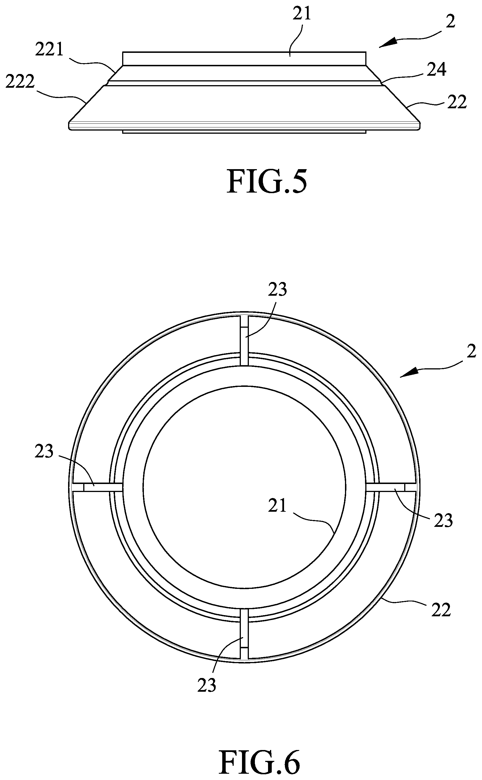 Patent US12564800 Figure 5 – Backflow-preventing filter module