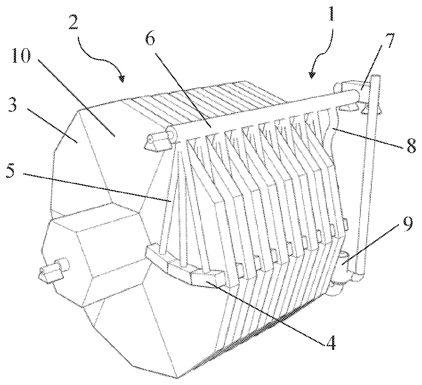 Patent US12564803 Figure 1 – Disc filter having a suction device, and method for filtering fluids using a disc filter