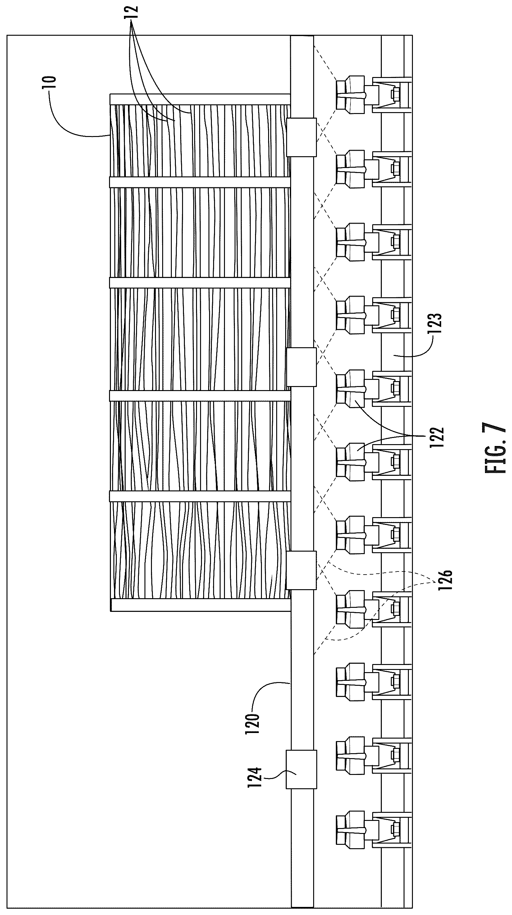 Patent US12564806 Figure 7 – Cartridge filter cleaning system and method