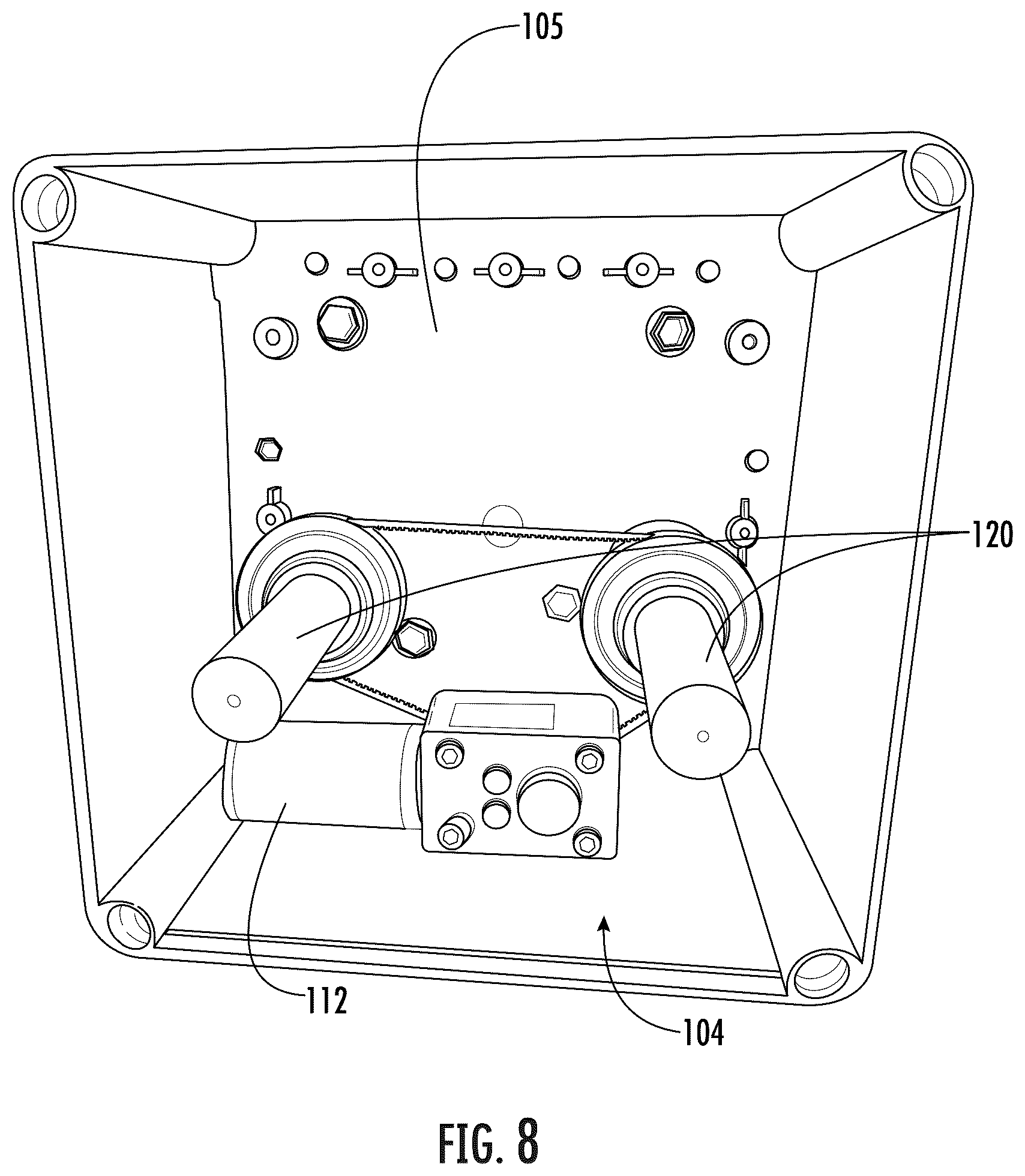 Patent US12564806 Figure 8 – Cartridge filter cleaning system and method