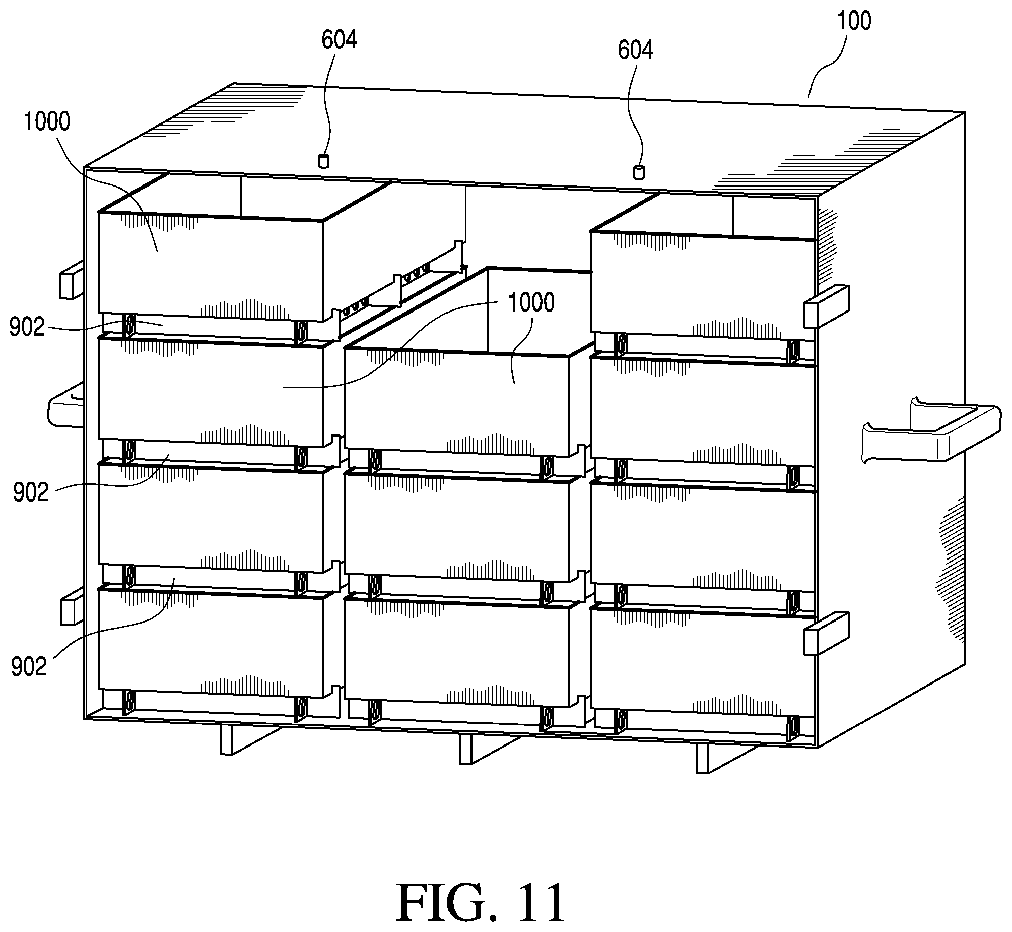 Patent US12564808 Figure 15 – Sterilizing cabinet filter cartridge
