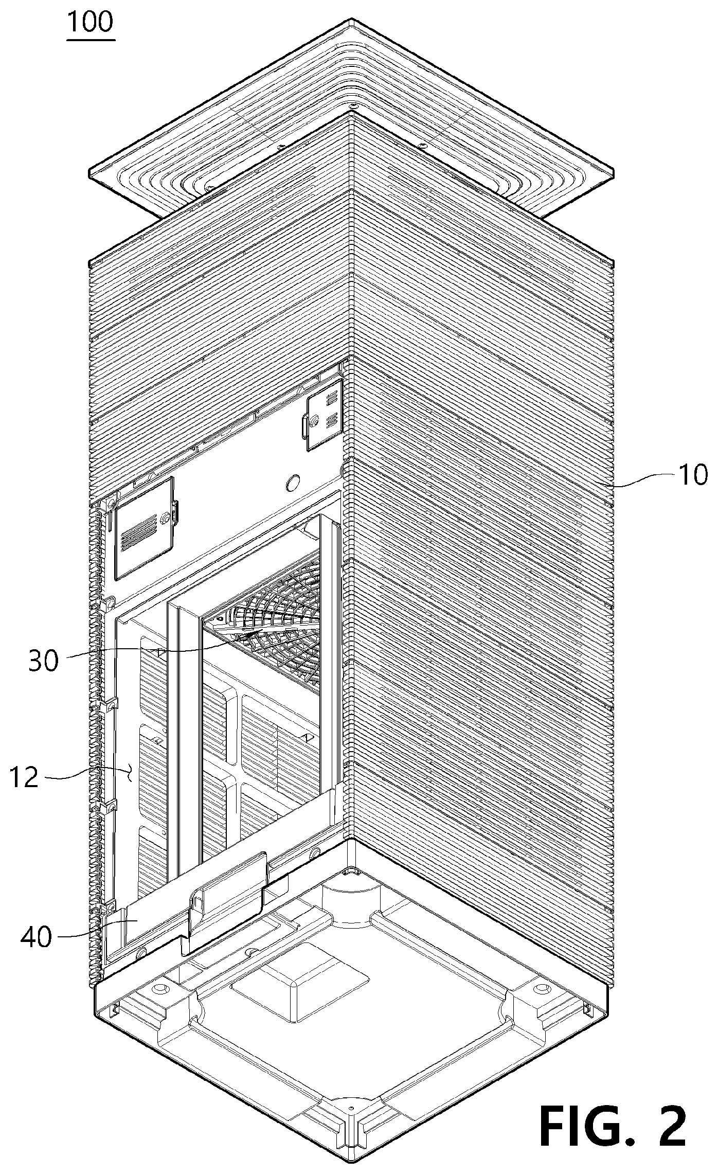 Patent US12564809 Figure 2 – Air purifier