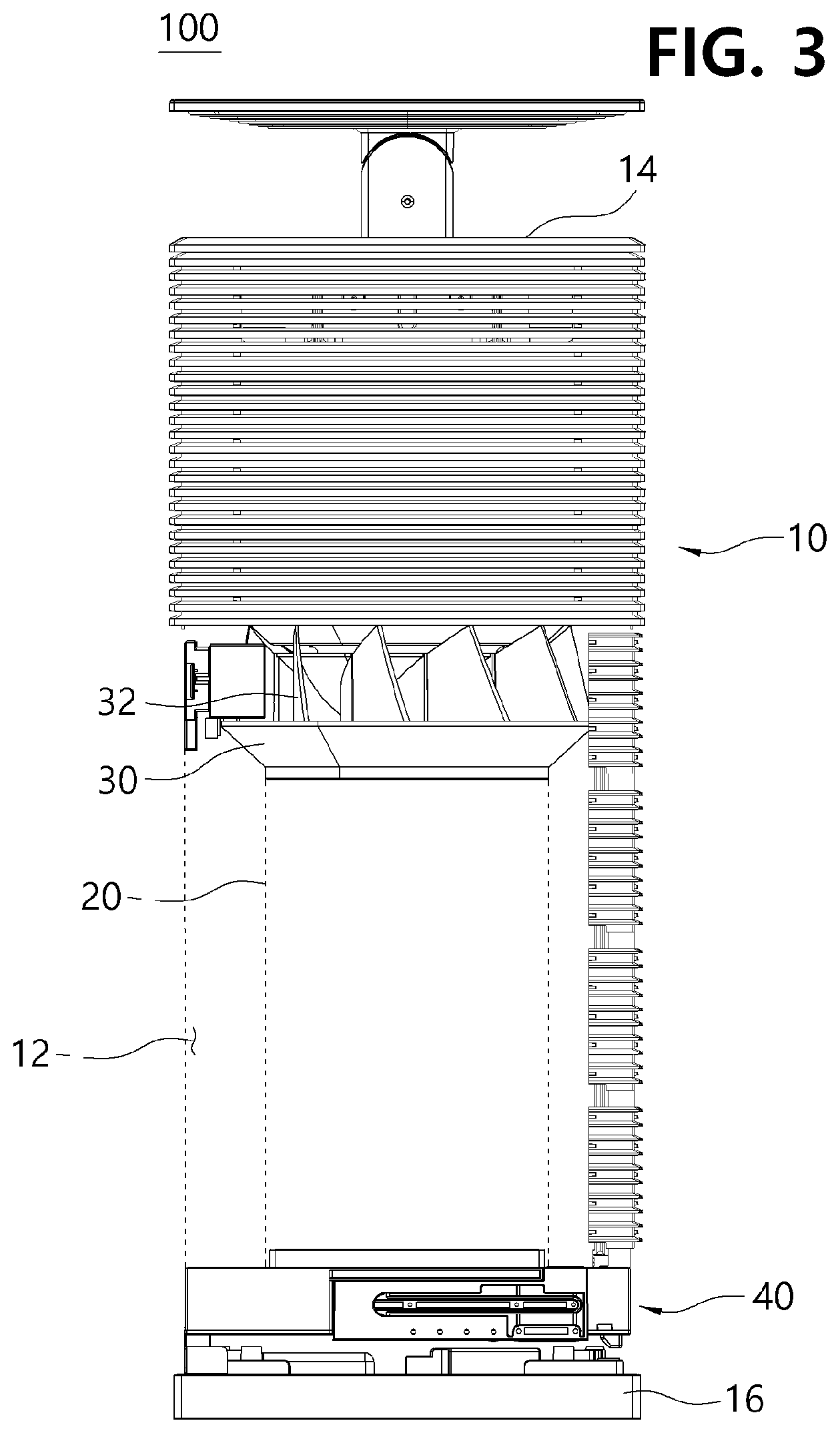 Patent US12564809 Figure 3 – Air purifier