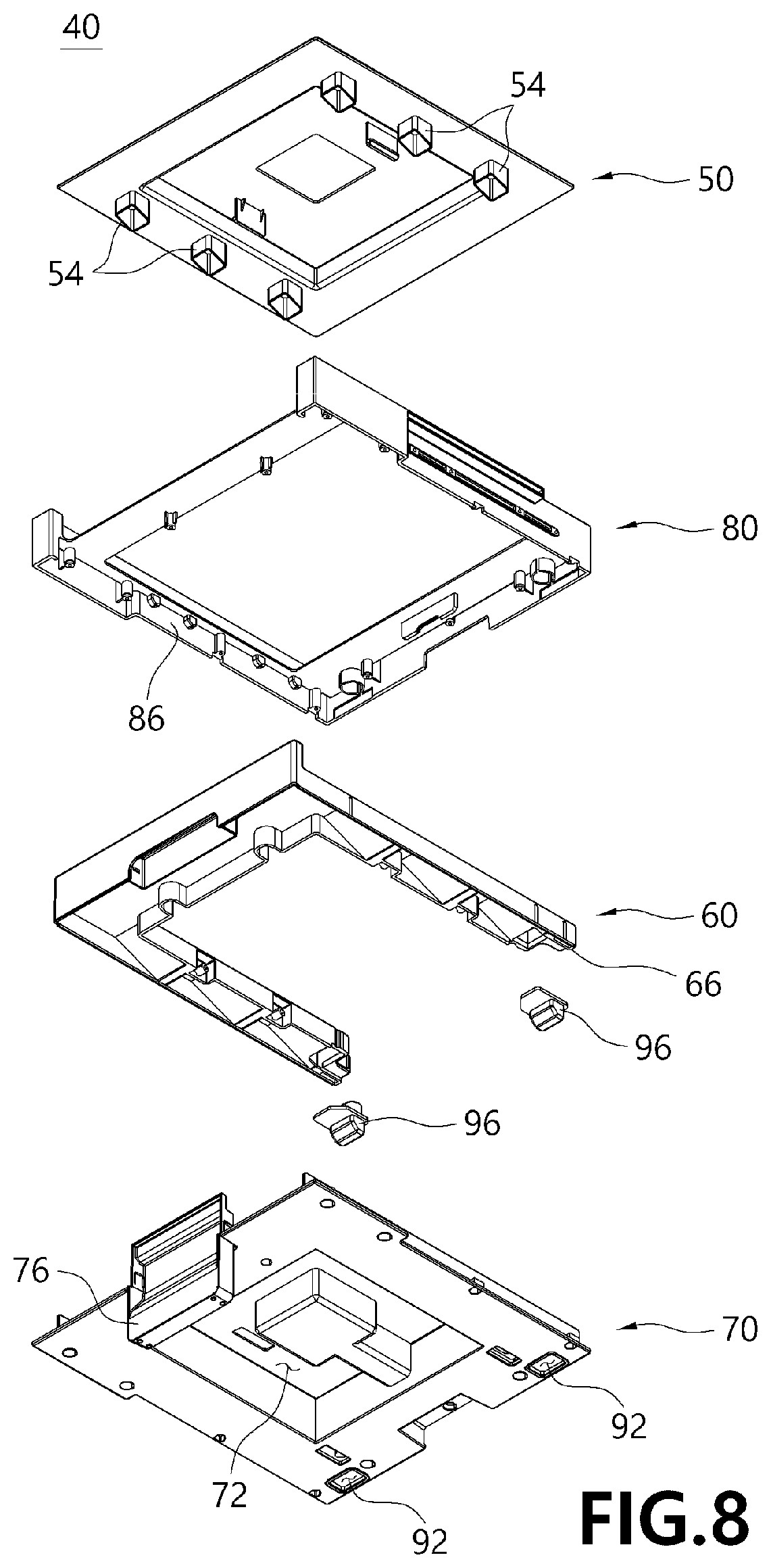 Patent US12564809 Figure 8 – Air purifier