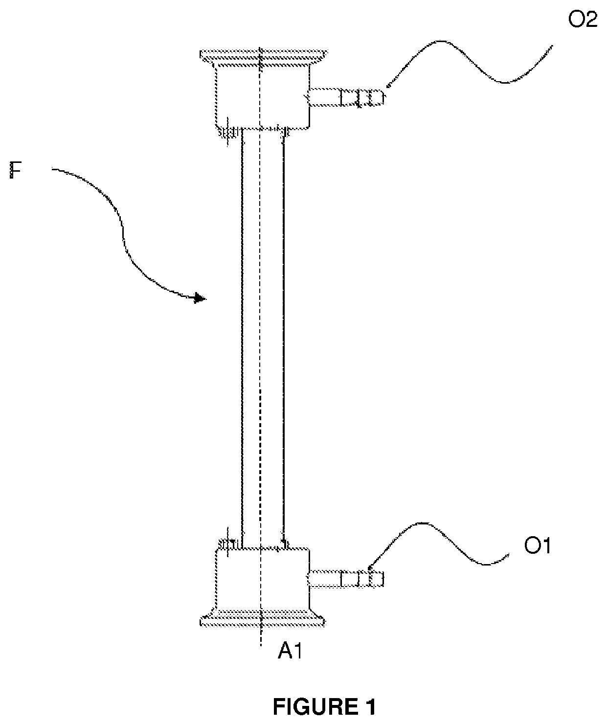 Patent US12564815 Figure 1 – Liquid filtration device comprising an ultrasound emission module