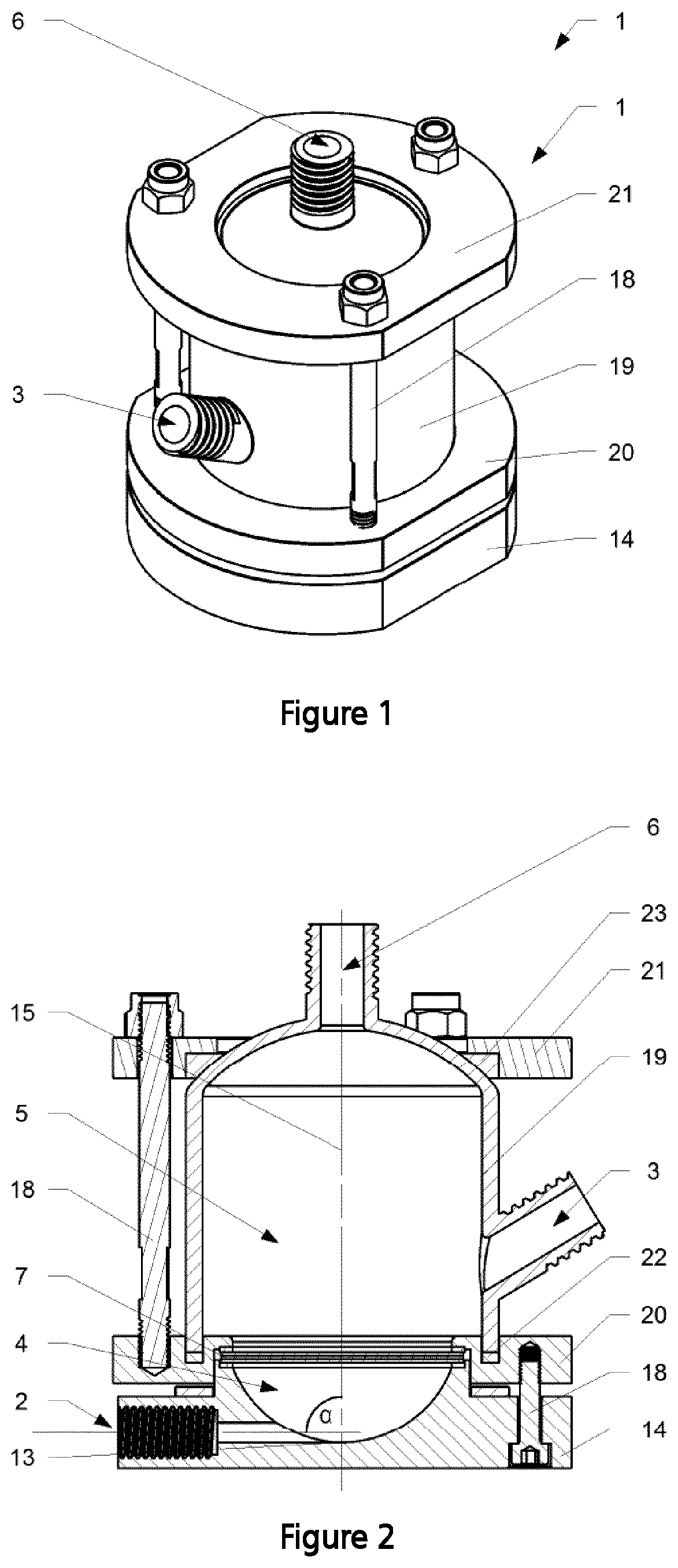 Patent US12564820 Figure 1 – Device and method for generating droplets