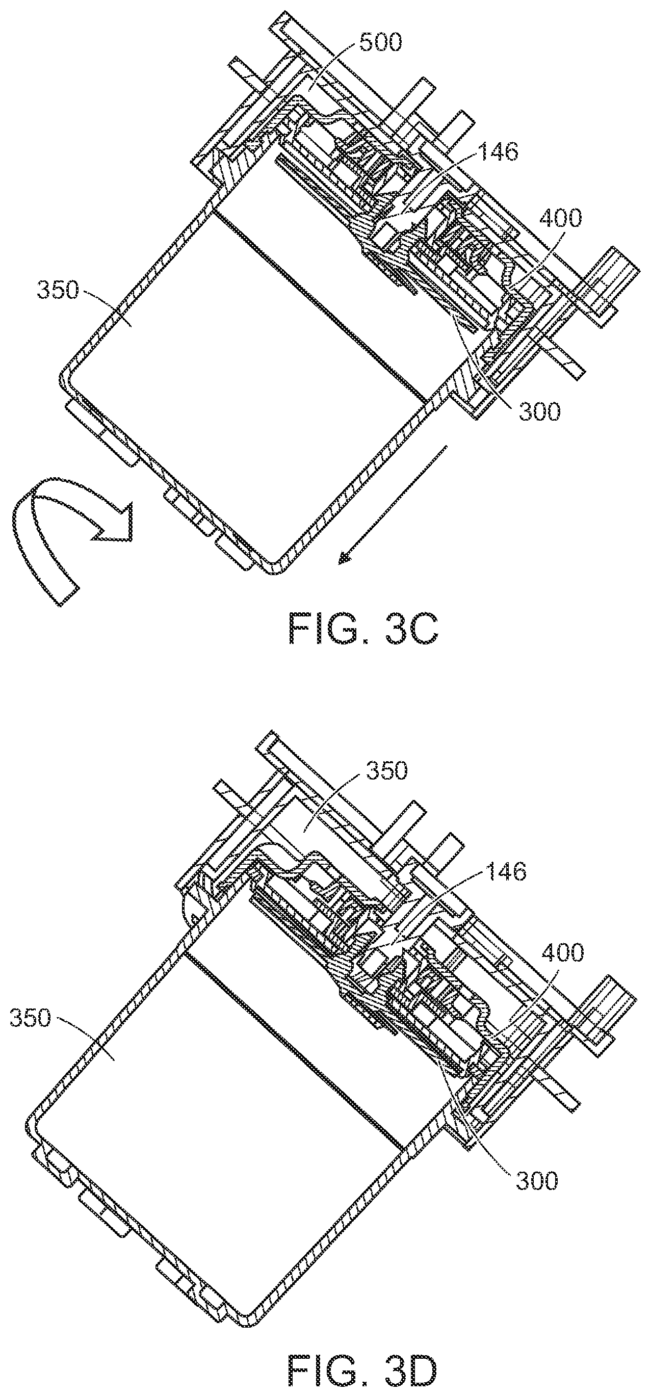 Patent US12564821 Figure 4 – Locking assembly for a micro puree machine