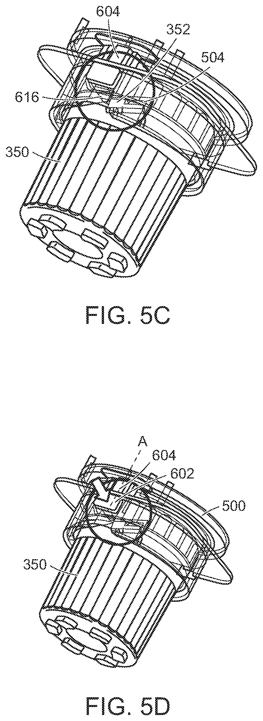 Patent US12564821 Figure 7 – Locking assembly for a micro puree machine