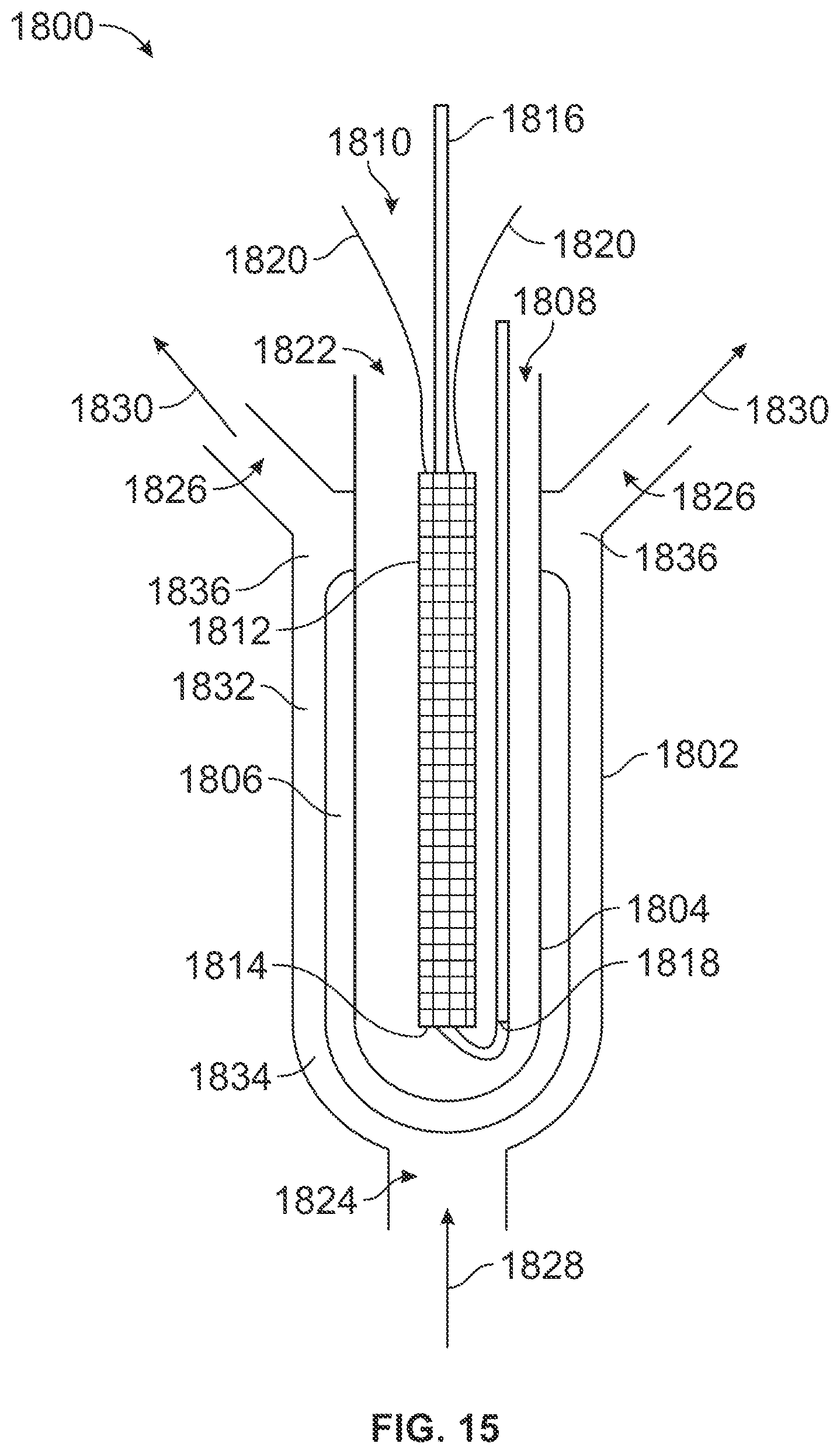 Patent US12564823 Figure 14 – Photocatalytic reactor system