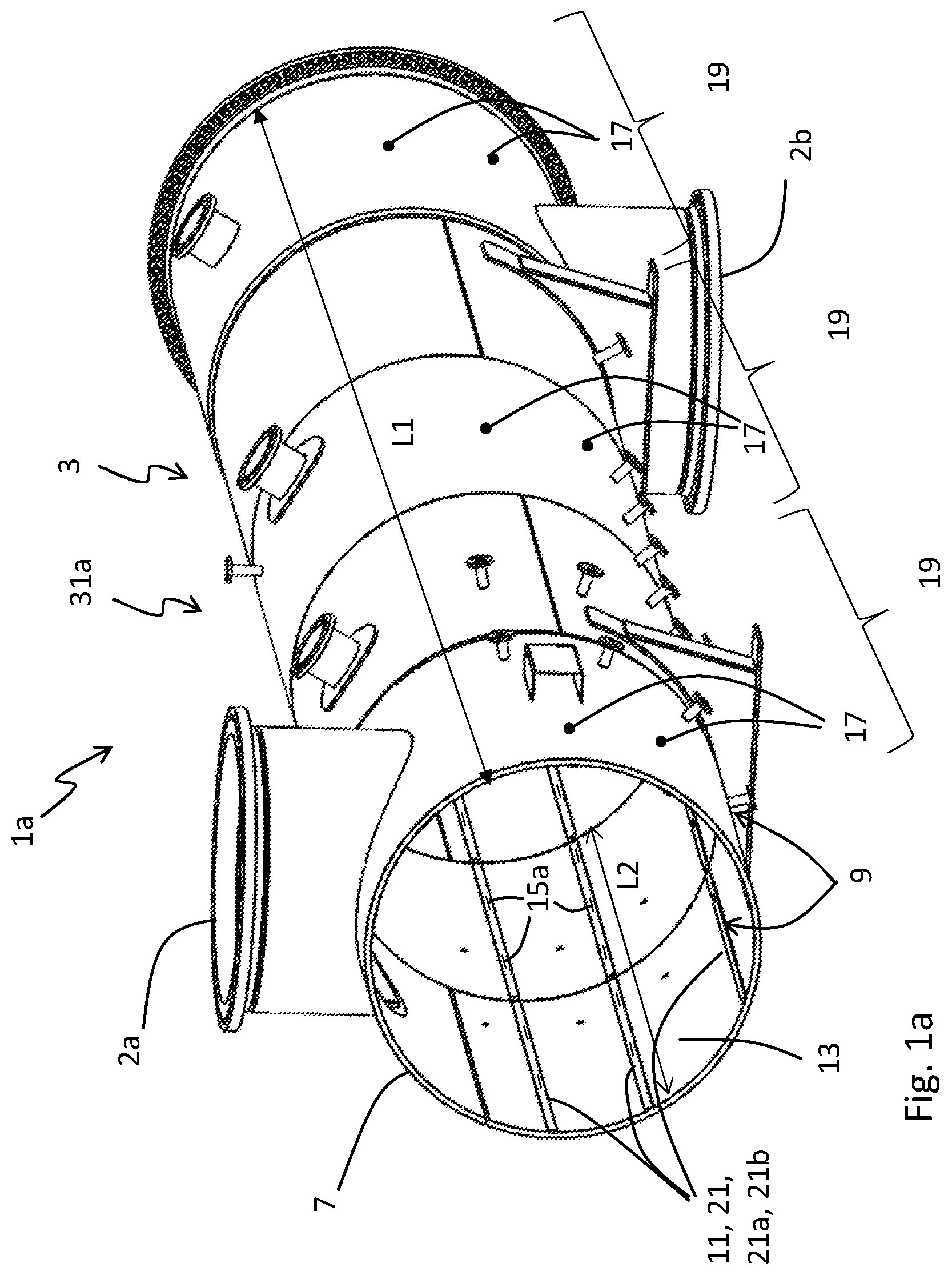 Patent US12564824 Figure 1 – Pre-hydrolysis pressure vessel system comprising a cleaning arrangement