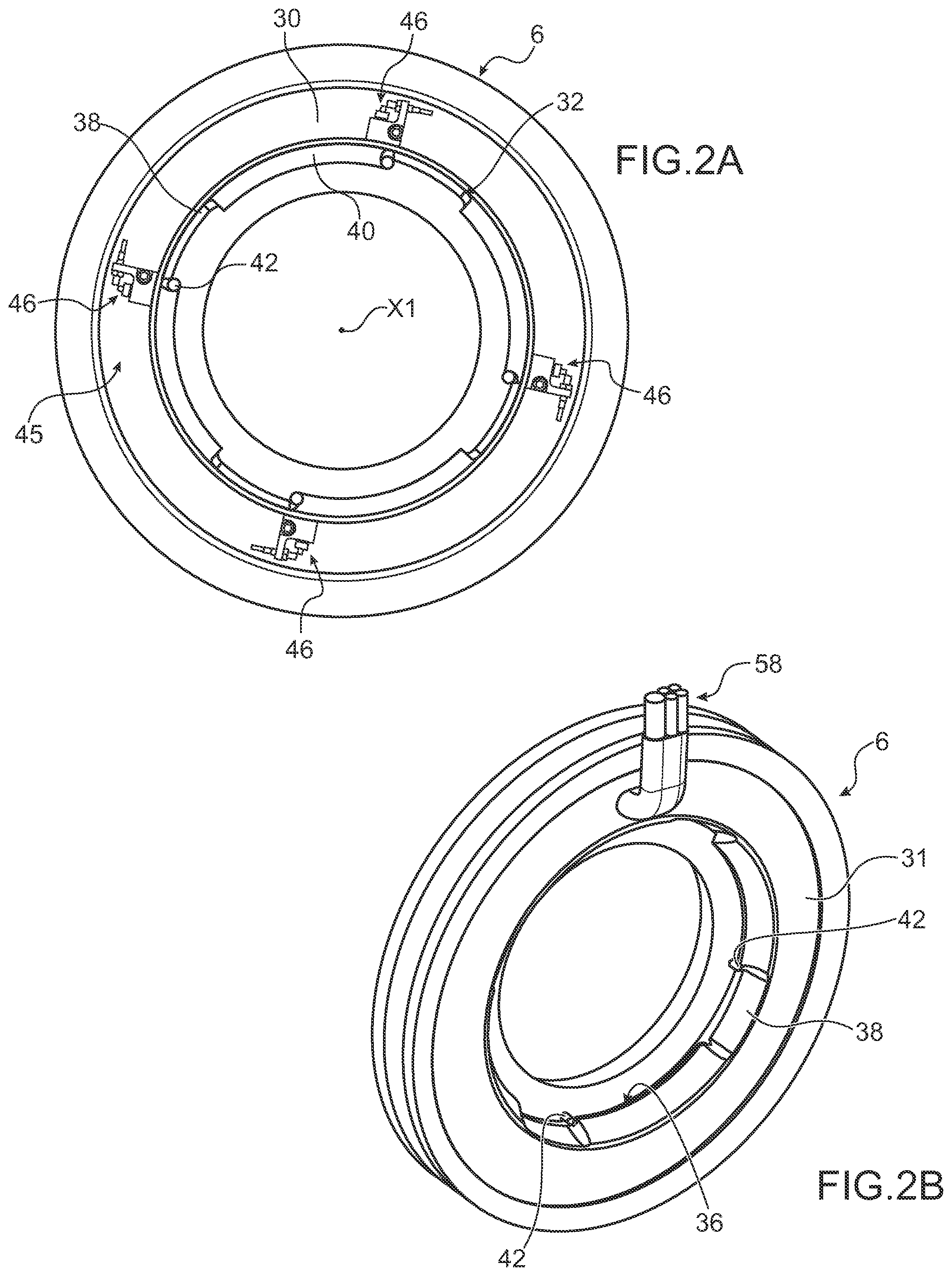 Patent US12564832 Figure 2 – Sealed double-door connection device with reinforced security