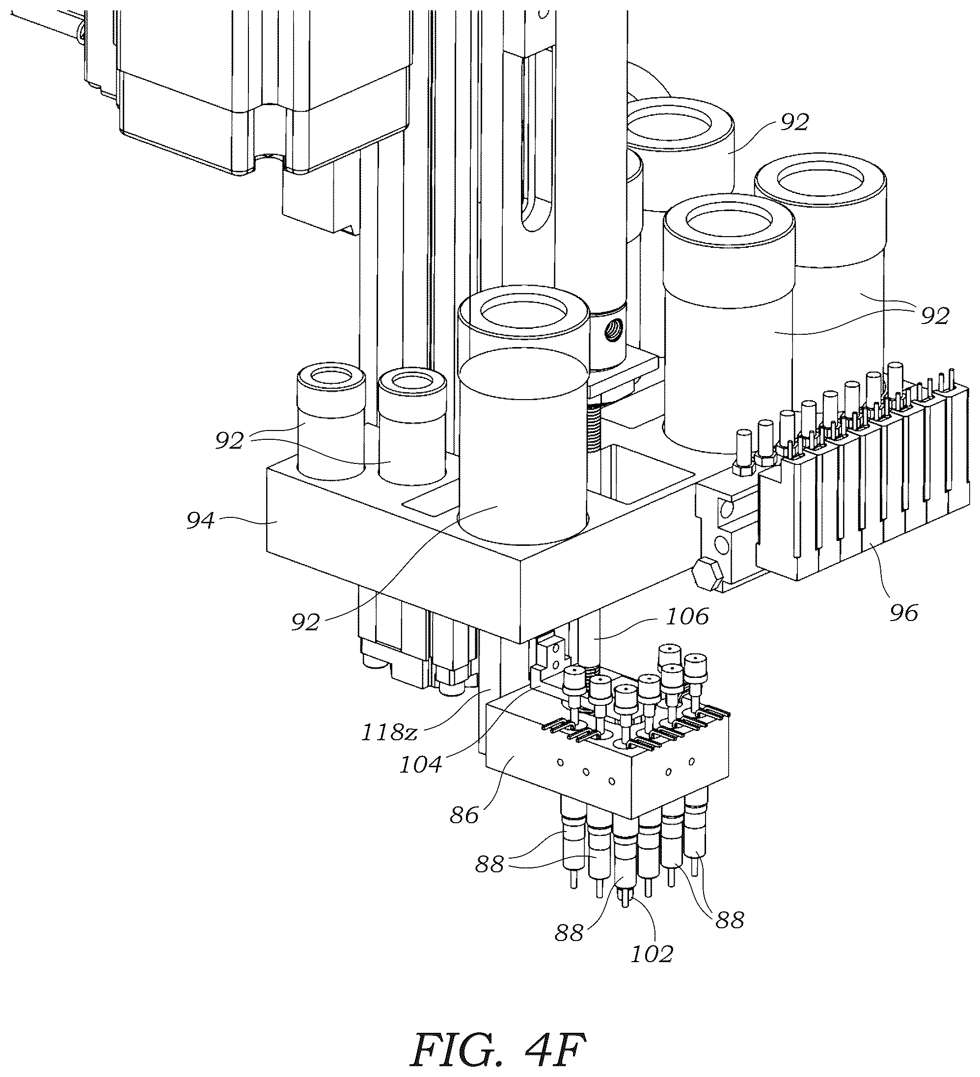 Patent US12564840 Figure 9 – High throughput radiochemistry system