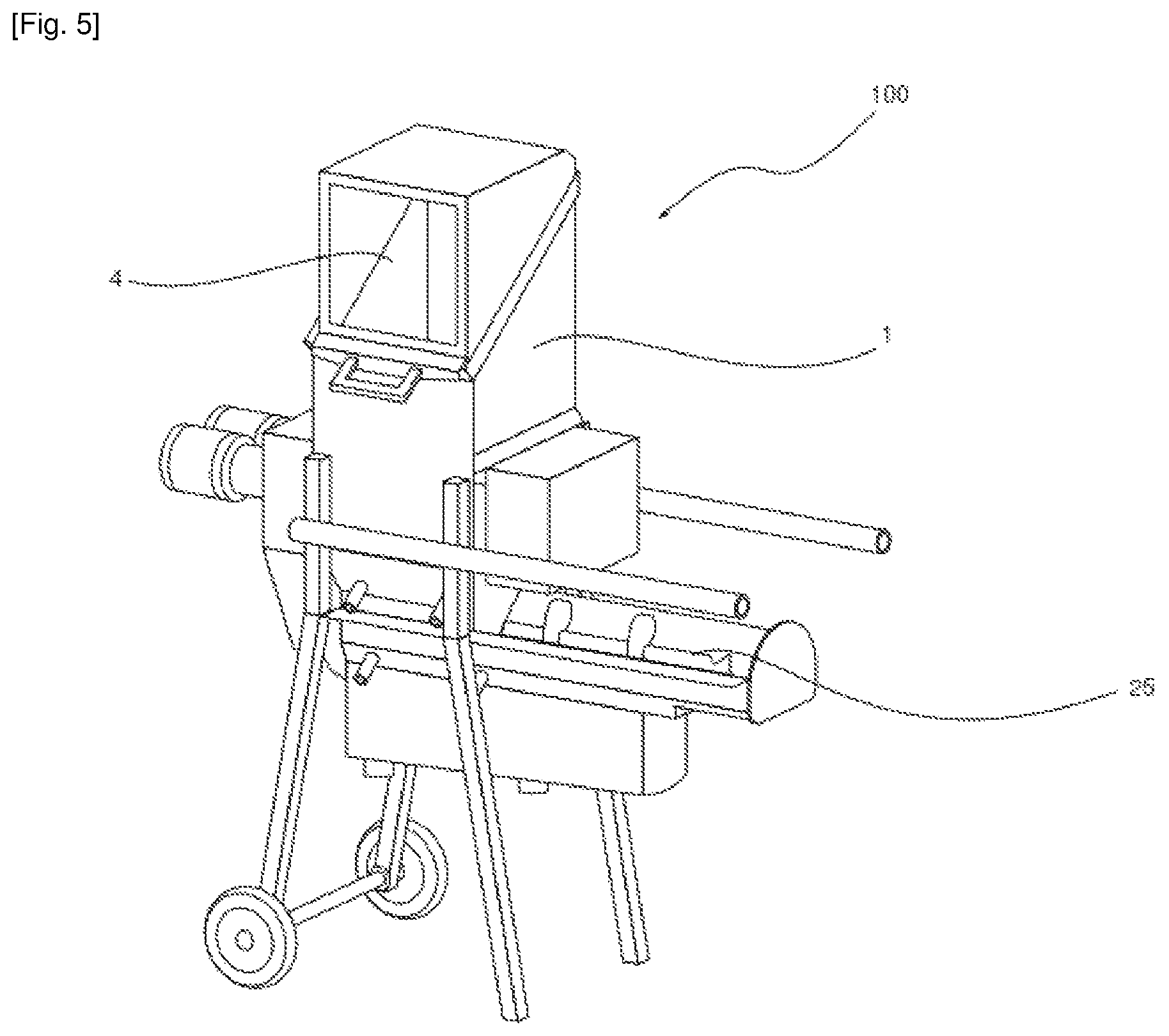 Patent US12564844 Figure 4 – Container grinding system containing or having contained a plant protection product