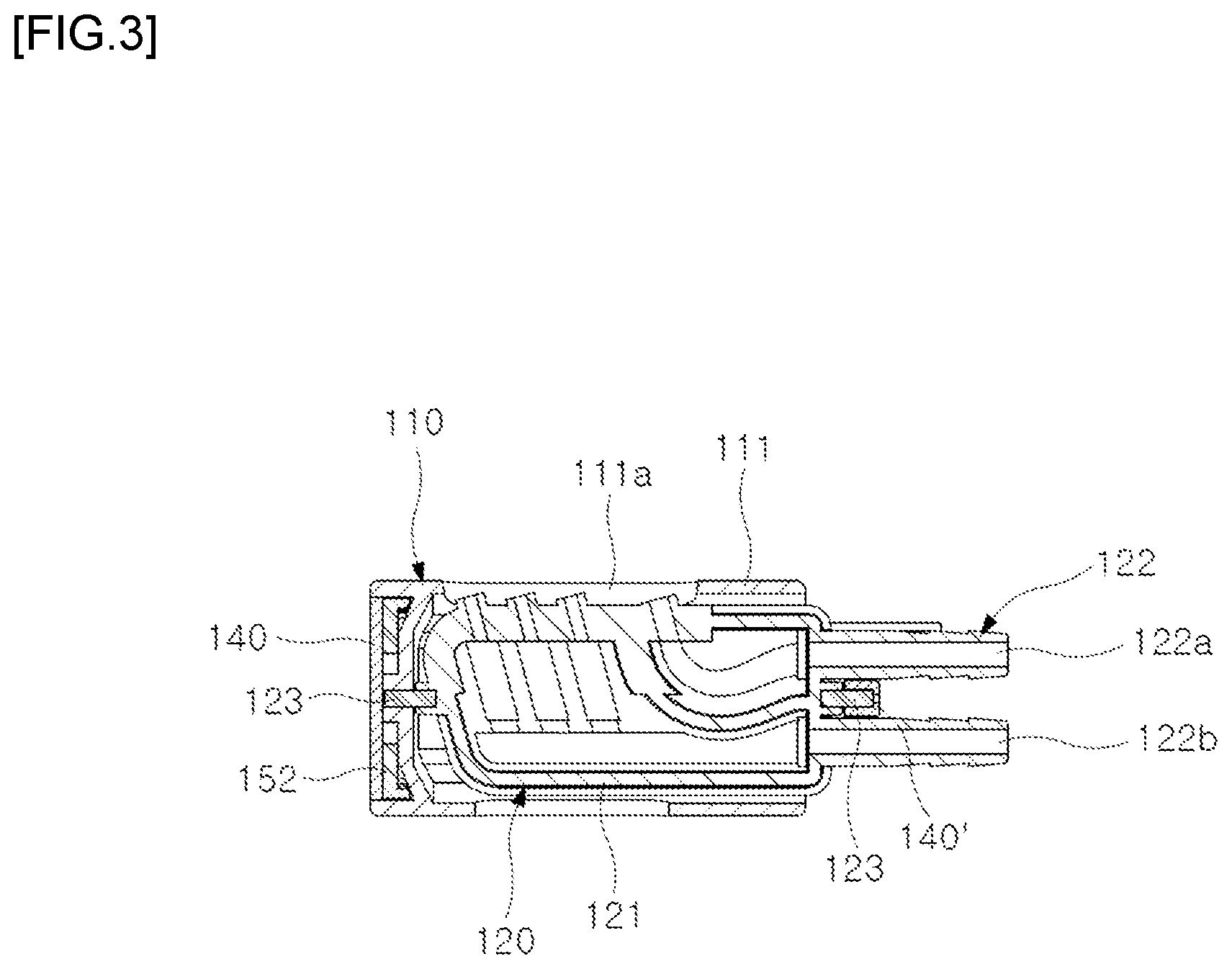 Patent US12564846 Figure 3 – Vibration motor with washing nozzle