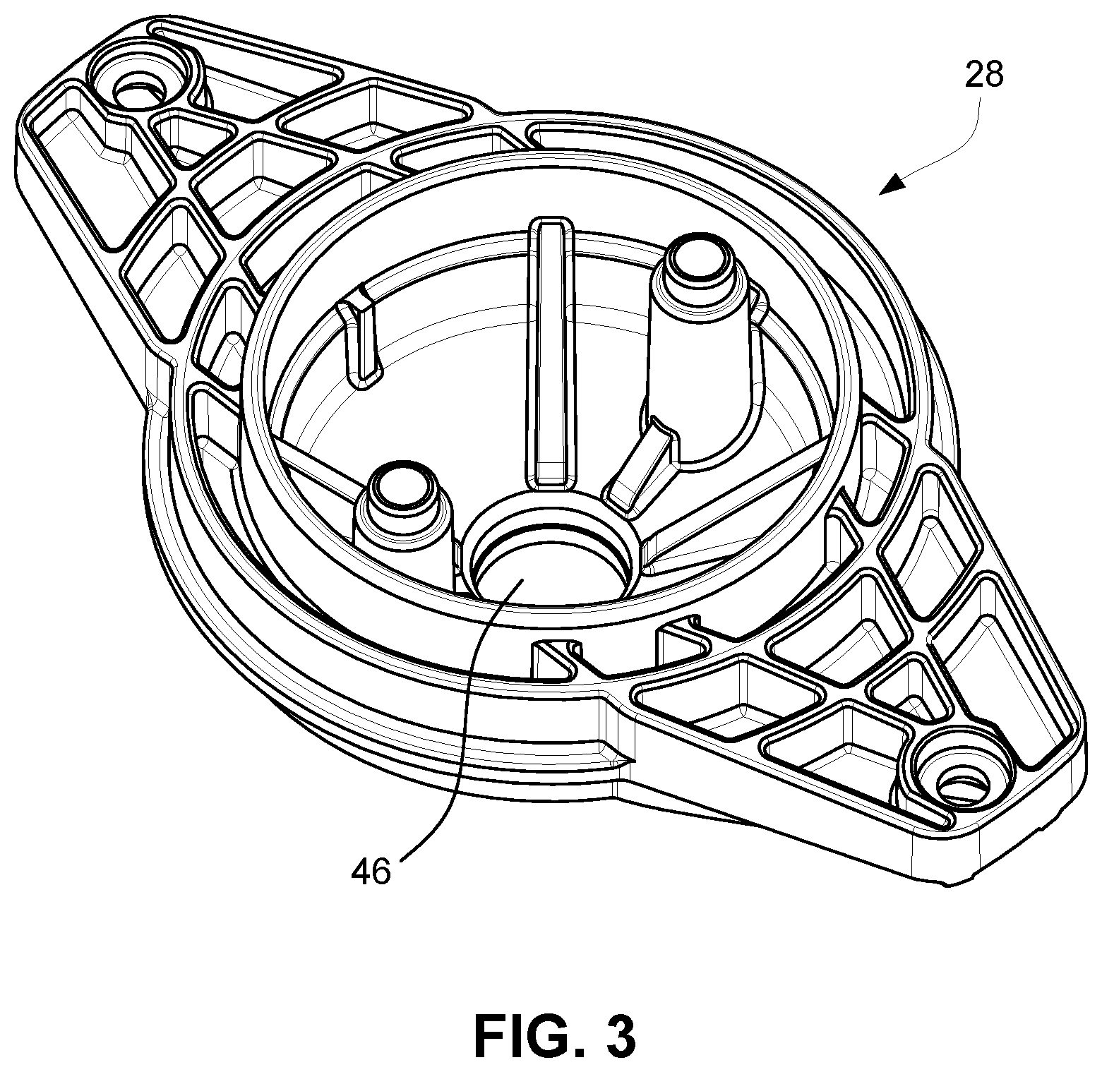 Patent US12564848 Figure 3 – Irrigation sprinkler with multiple patterns and rotation speeds
