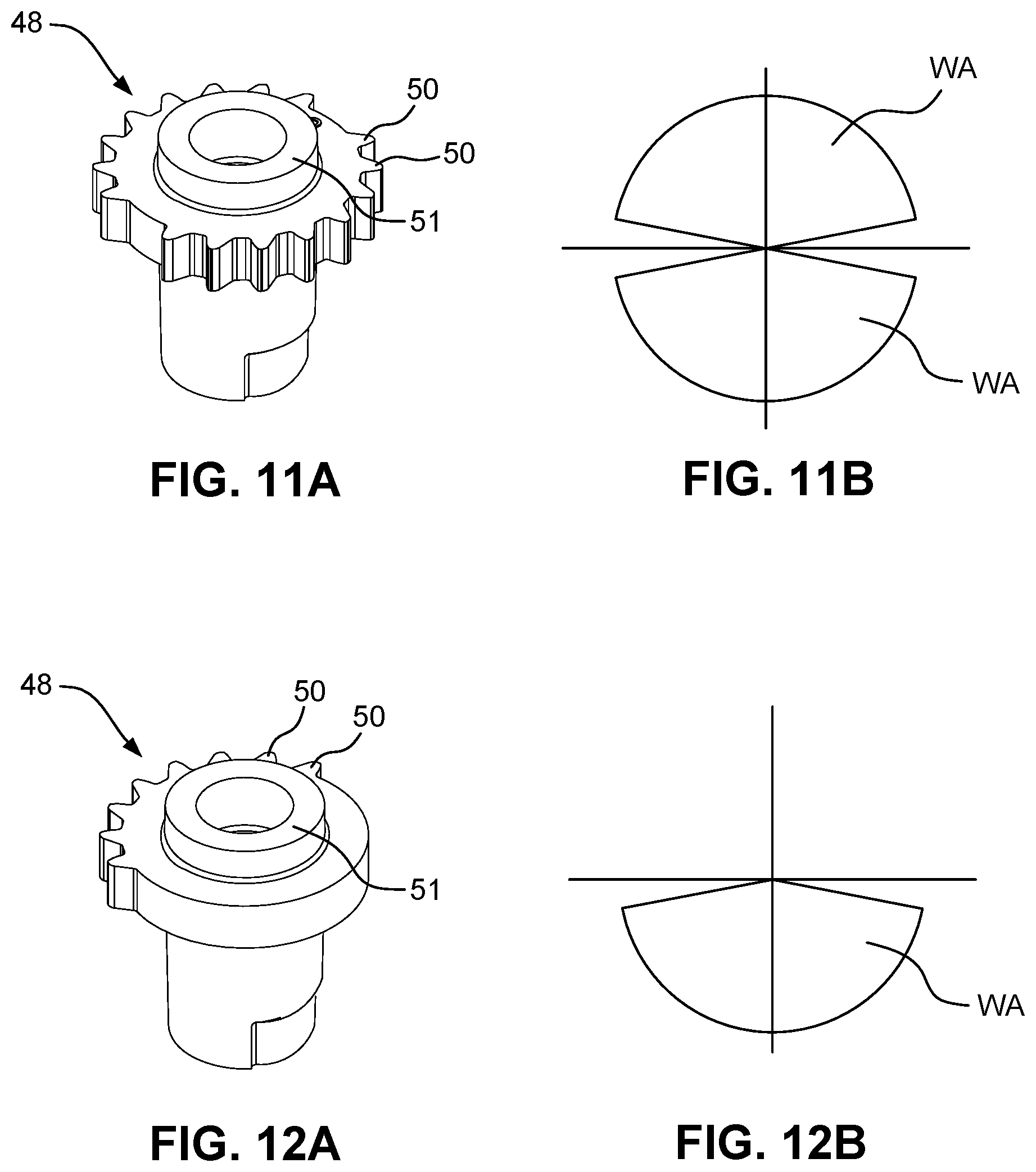 Patent US12564848 Figure 11 – Irrigation sprinkler with multiple patterns and rotation speeds